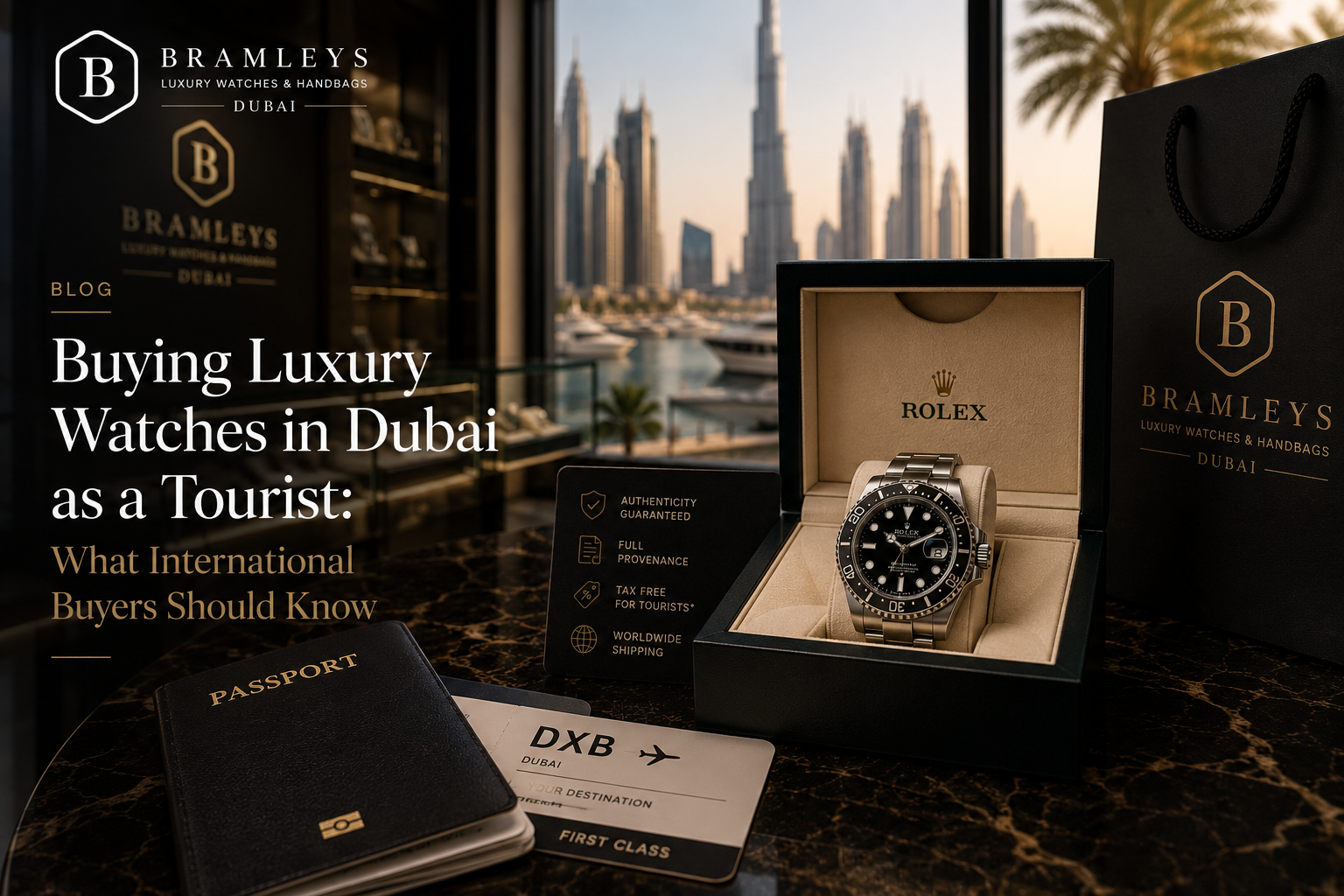 Buying Luxury Watches in Dubai as a Tourist: What International Buyers Should Know Bramleys