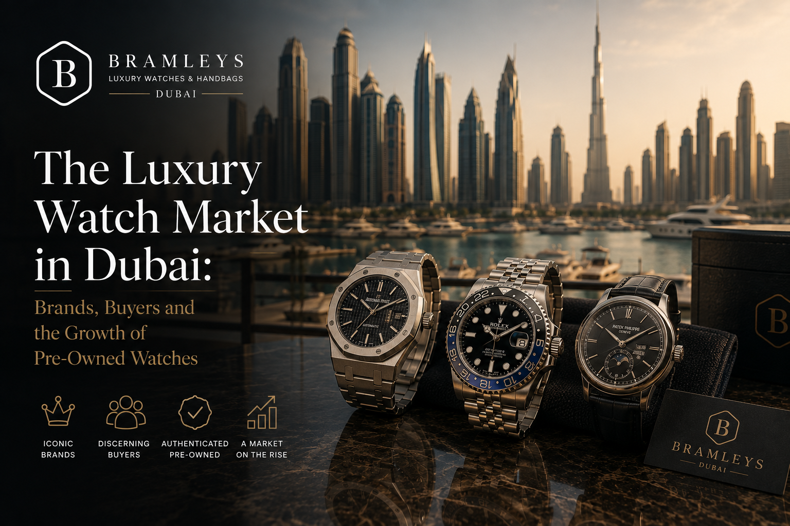 The Luxury Watch Market in Dubai: Brands, Buyers and the Growth of Pre-Owned Watches Bramleys