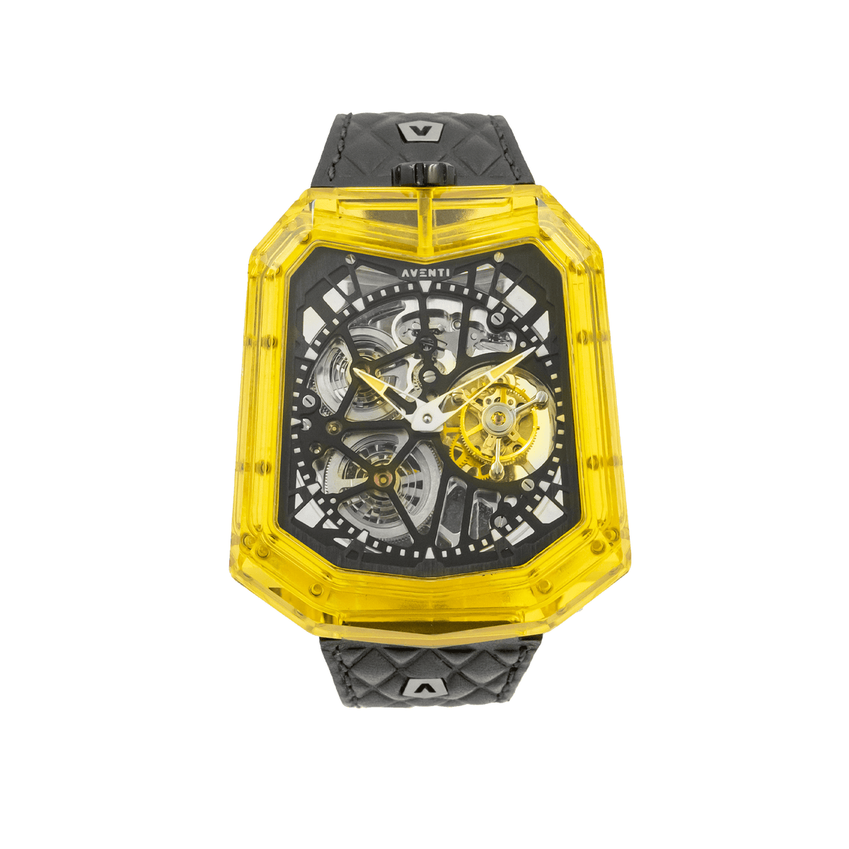 Aventi A11-P Yellow Sapphire Crystal Tourbillon 1 of 3 - Full Set My Store