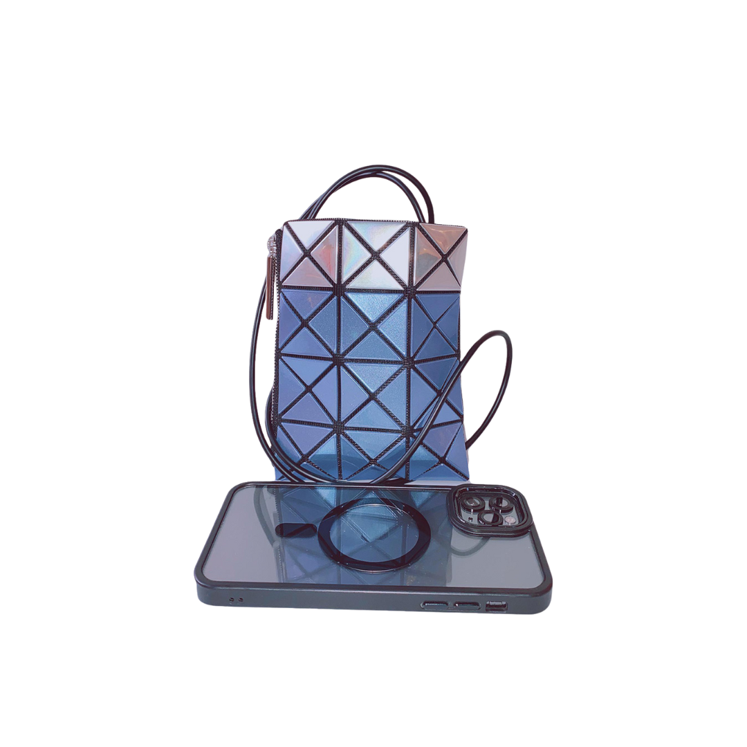 BAO BAO ISSEY MIYAKE - PLATINUM MERMAID CROSSBODY BAG
