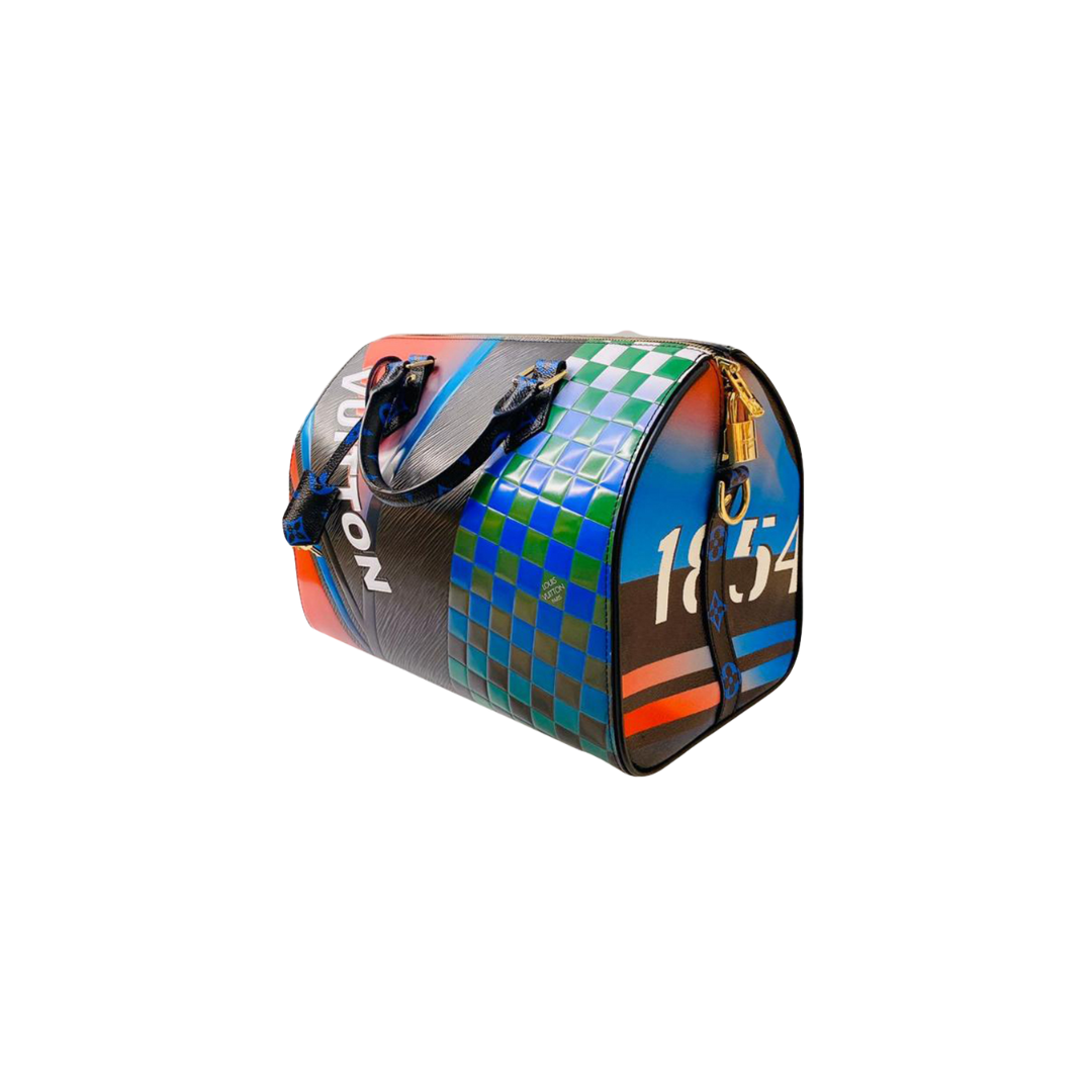 LOUIS VUITTON - SPEEDY BANDOULIERE 30 RACE PRINT My Store