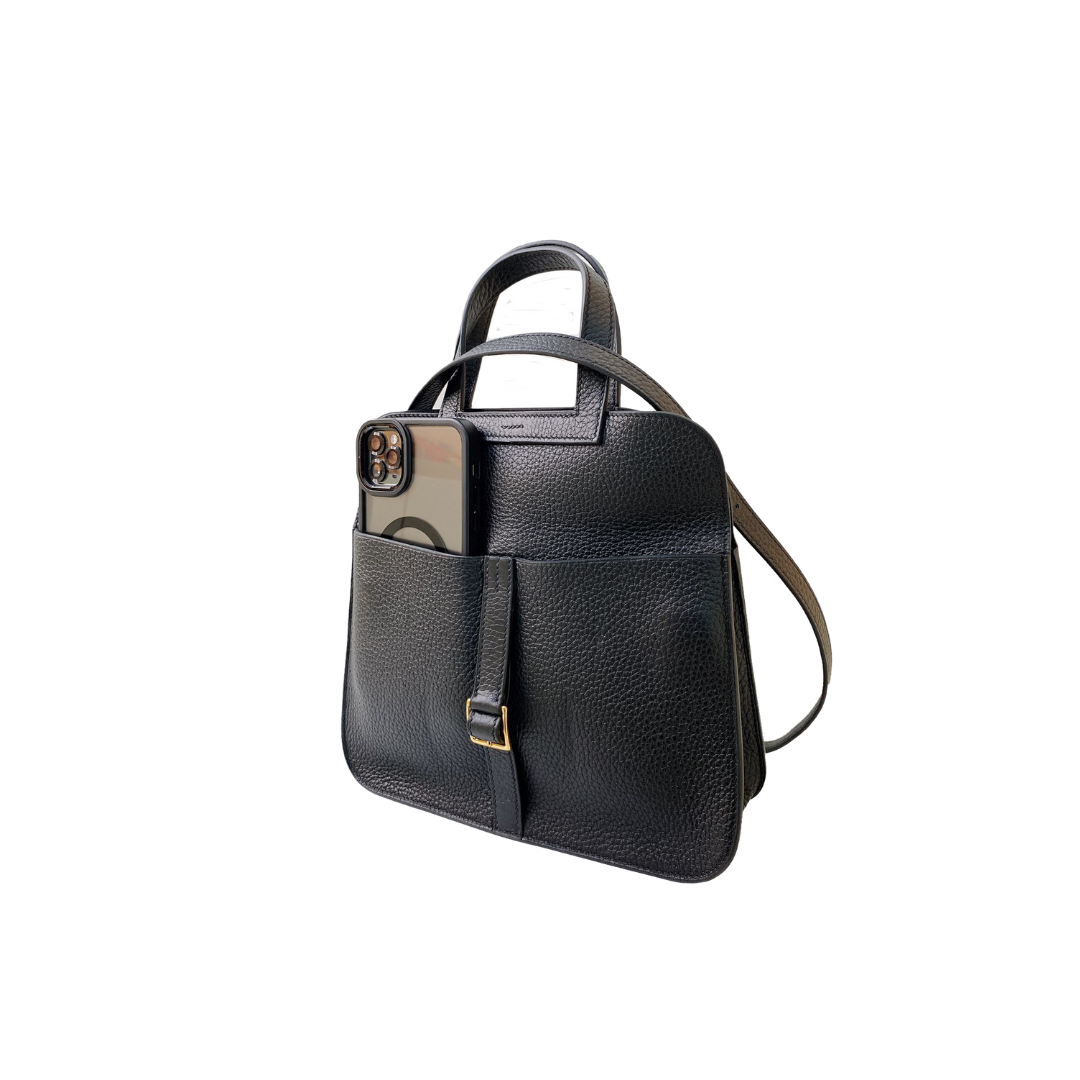Hermes - BLACK TAURILLON CLEMENCE HALZAN 25 My Store