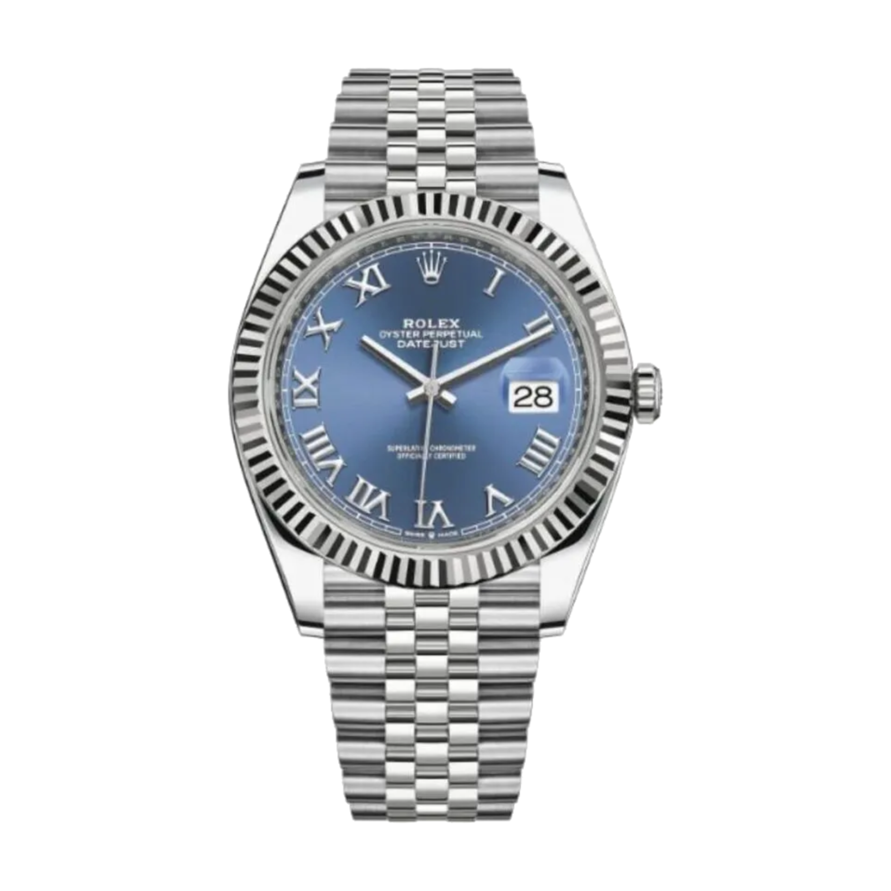 Rolex Datejust 41mm 126334-0026 Blue Roman Dial - Unworn 2026