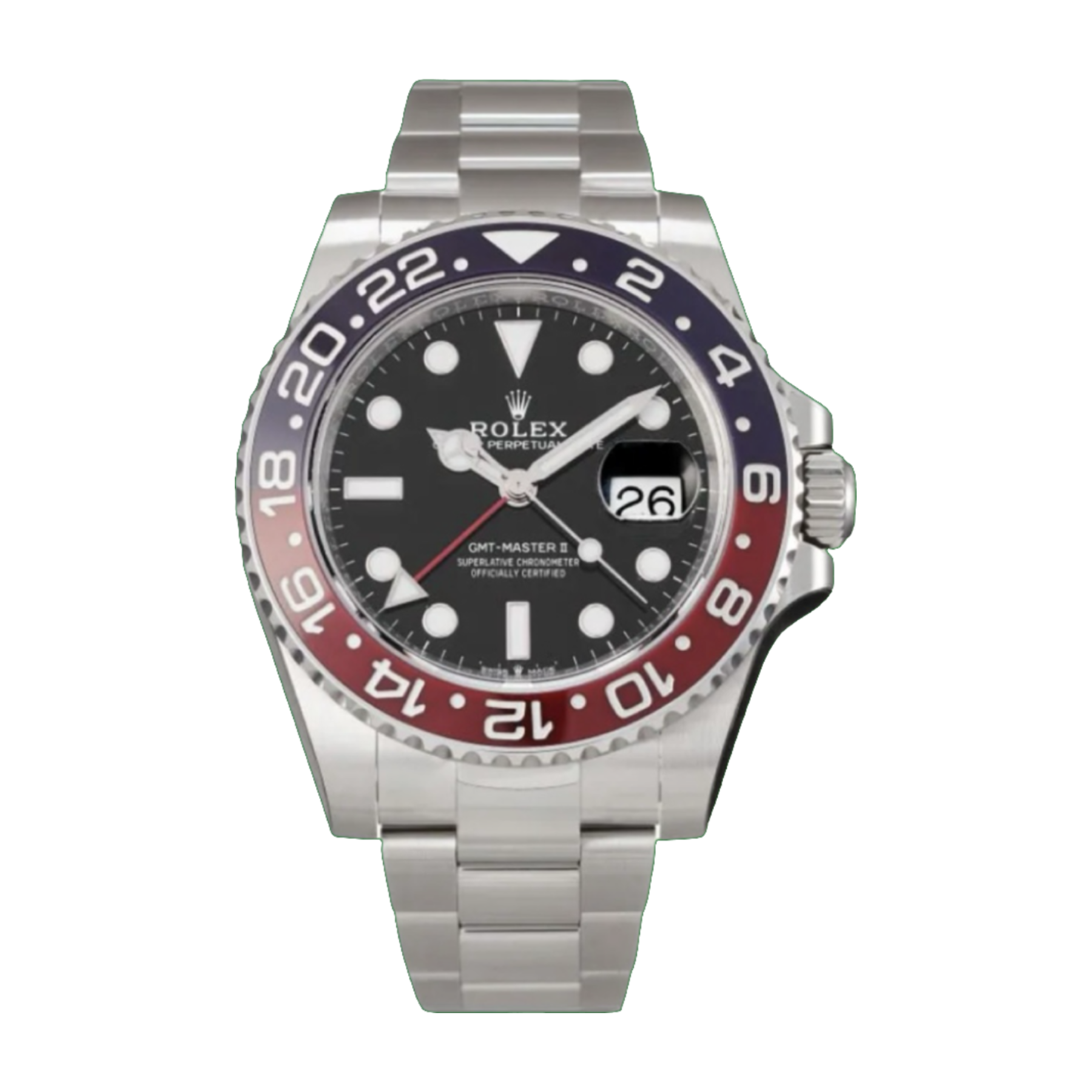 Rolex GMT Master II (Pepsi) 126710BLRO-0001 Black Dial - 2023