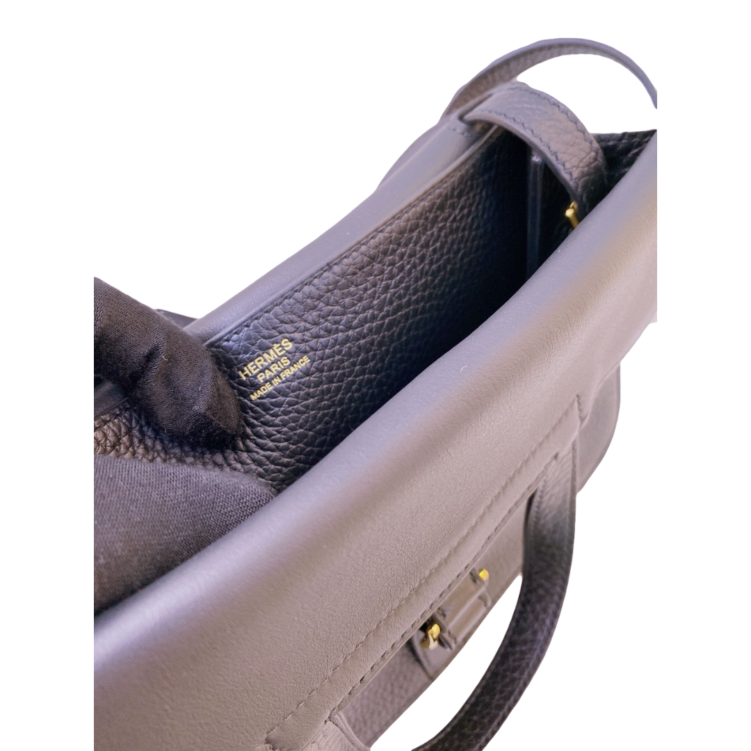 Hermes - BLACK TAURILLON CLEMENCE HALZAN 25 My Store