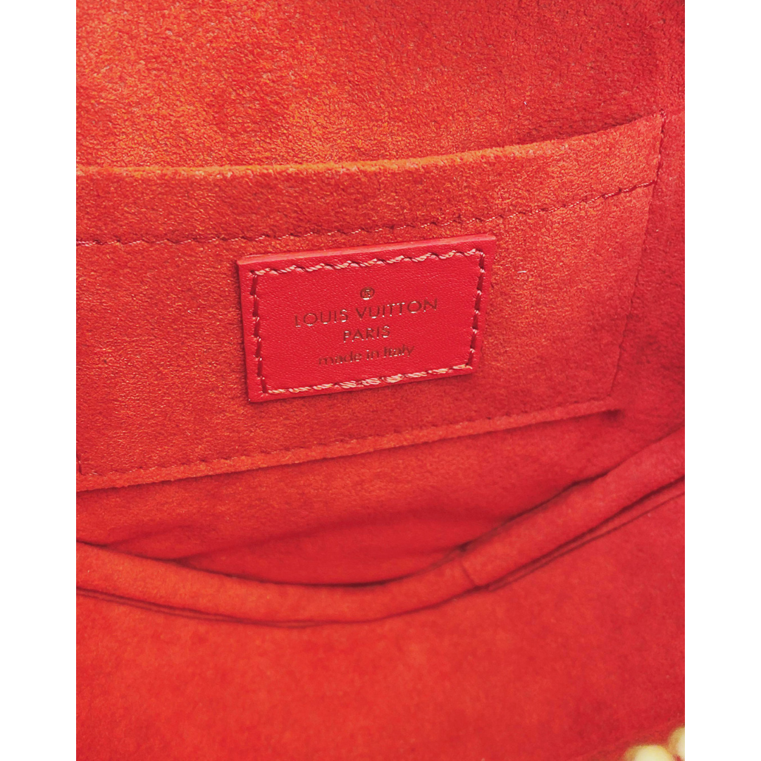 LOUIS VUITTON - RED QUILTED LEATHER LOVE LOCK HEART My Store