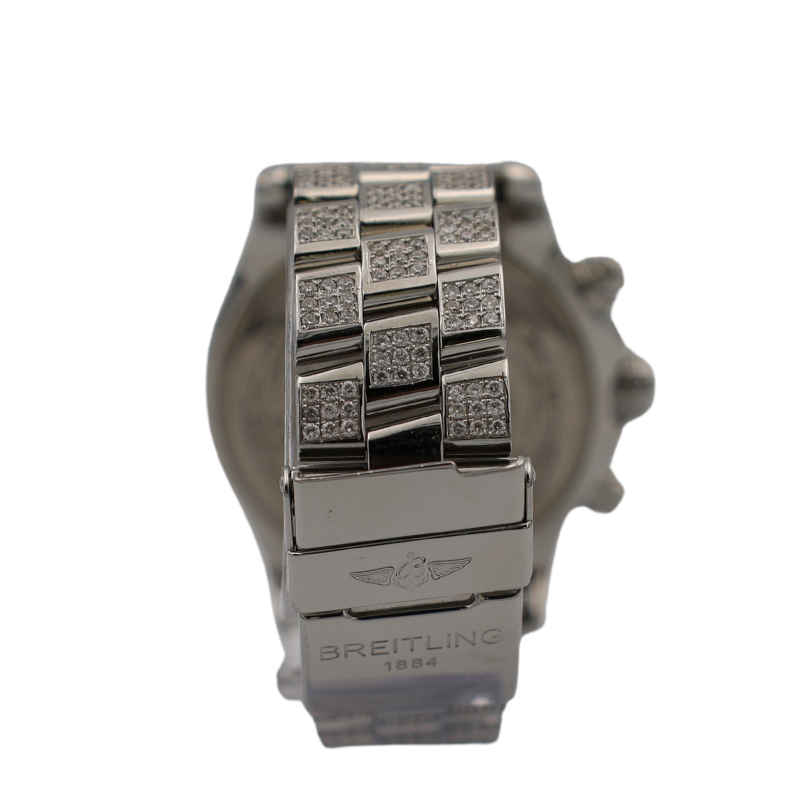 Breitling Super Avenger Chronograph - 2011 Fully Iced Out My Store