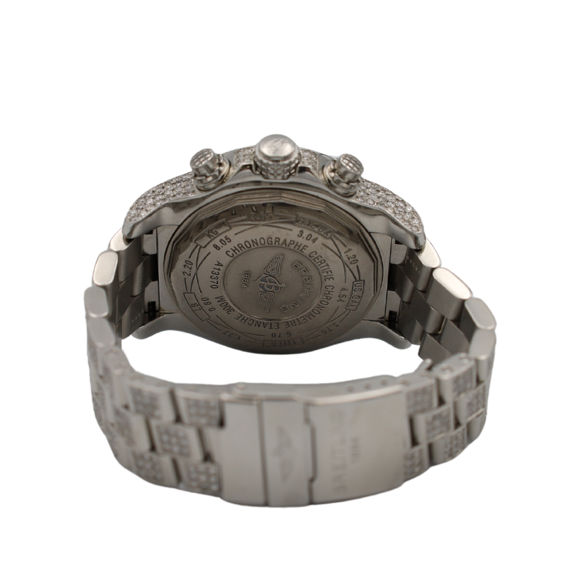 Breitling Super Avenger Chronograph - 2011 Fully Iced Out My Store