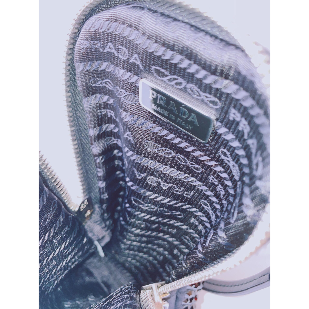PRADA - SATIN CRYSTAL ZIP PHONE CASE CROSSBODY BAG My Store