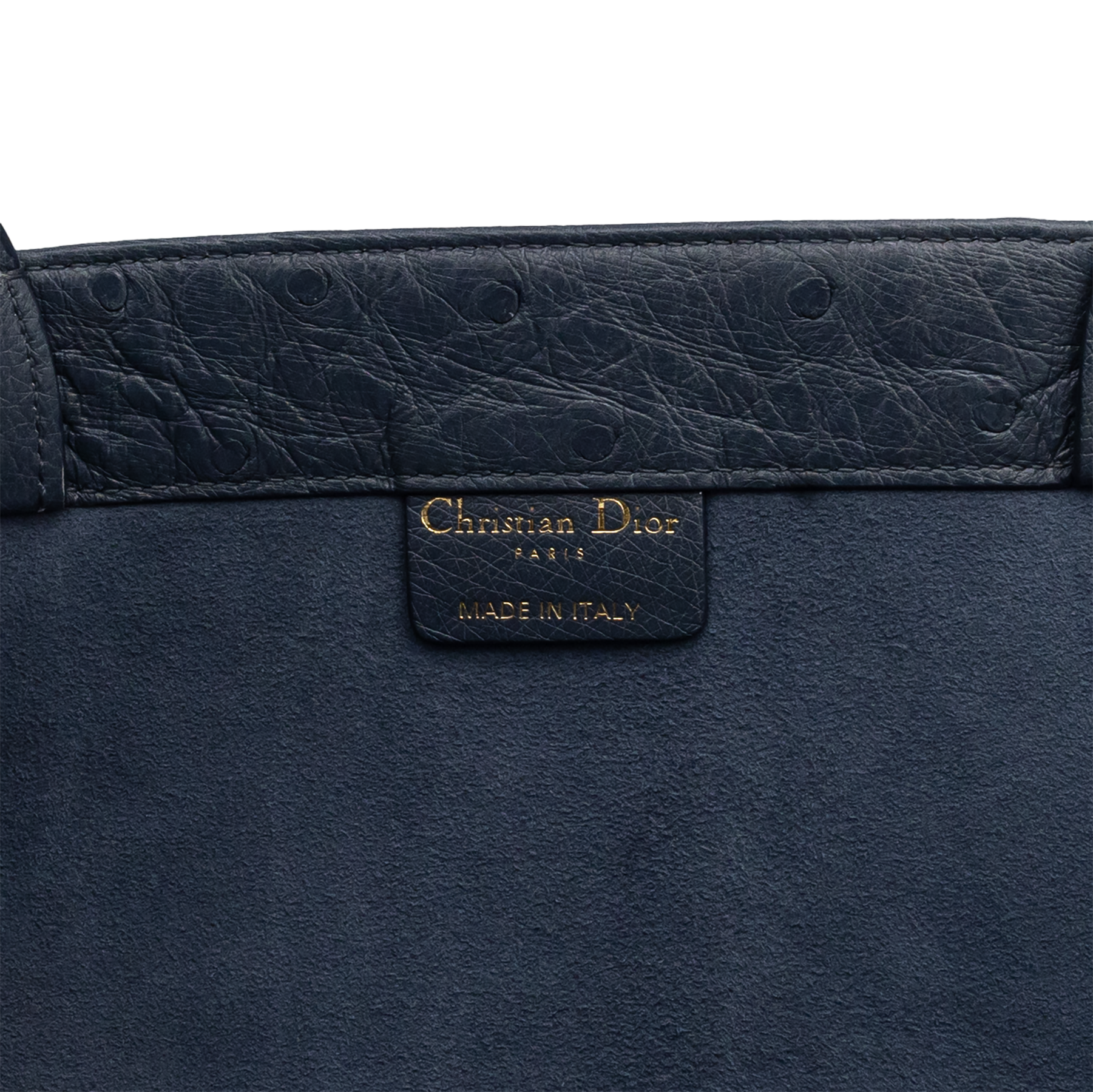 Dior Book Tote Bag Ostrich Leather My Store