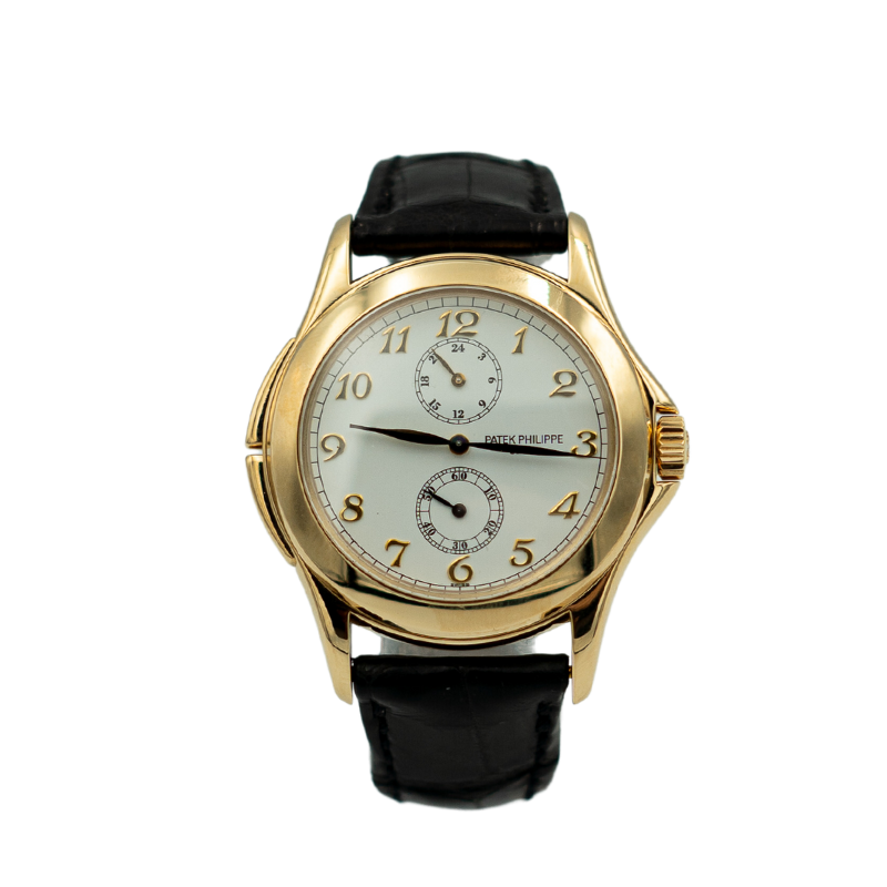 PATEK PHILIPPE Travel Time 5134J-001 Yellow Gold 35mm Full Set My Store