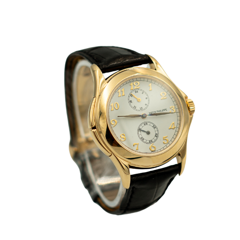 PATEK PHILIPPE Travel Time 5134J-001 Yellow Gold 35mm Full Set My Store