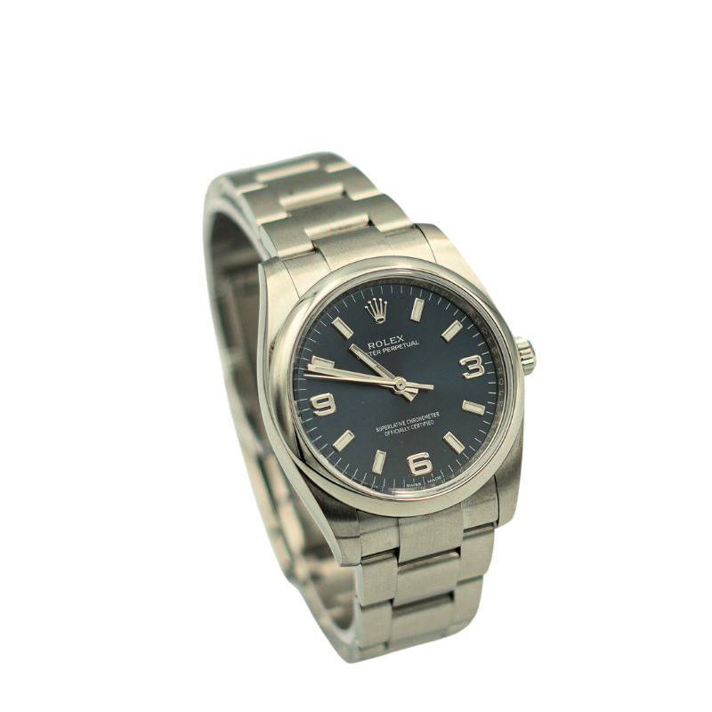Rolex 114200 Oyster Perpetual 34mm blue dial My Store
