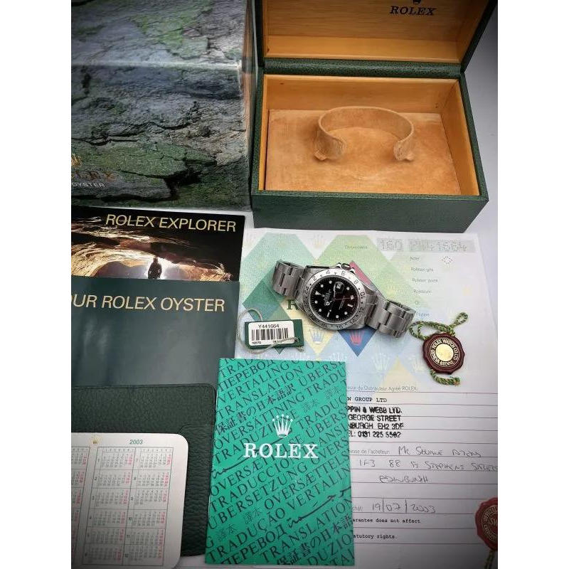 ROLEX - 16570 EXPLORER II 2003 FULL MINT SET My Store