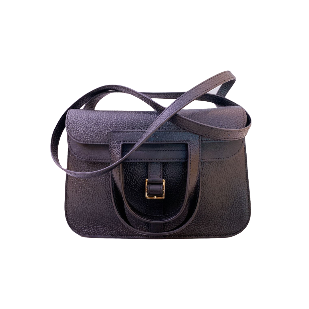 Hermes - BLACK TAURILLON CLEMENCE HALZAN 25 My Store