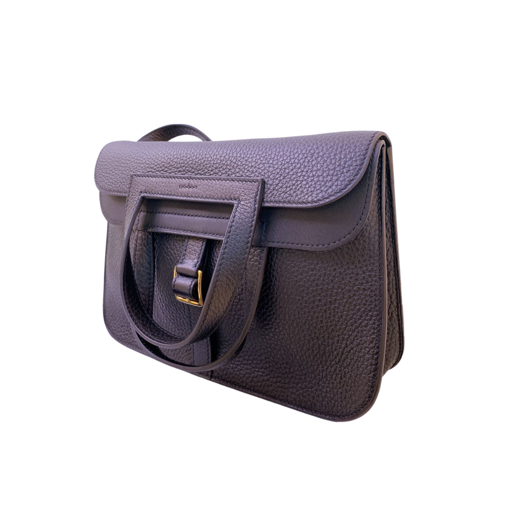 Hermes - BLACK TAURILLON CLEMENCE HALZAN 25 My Store