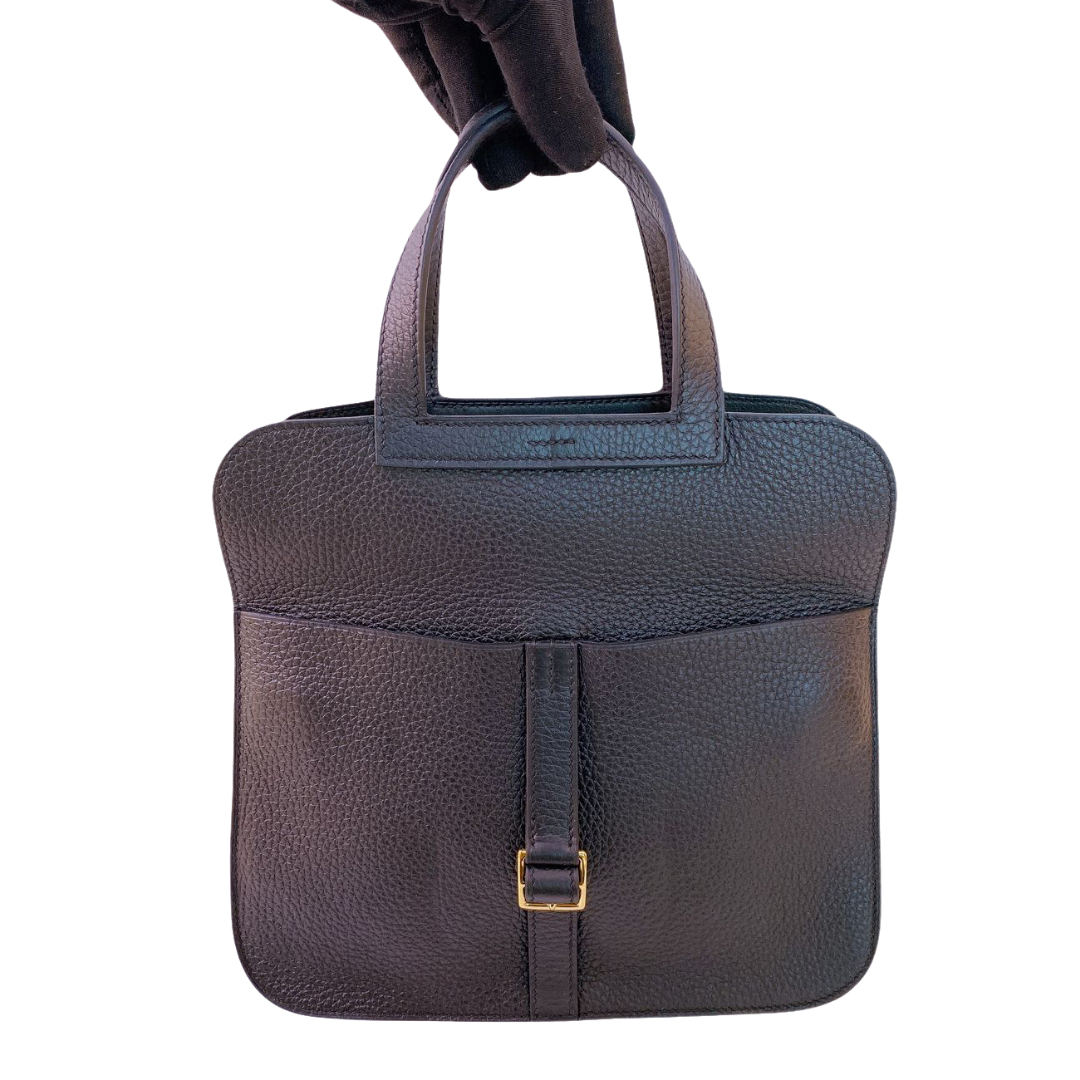 Hermes - BLACK TAURILLON CLEMENCE HALZAN 25 My Store