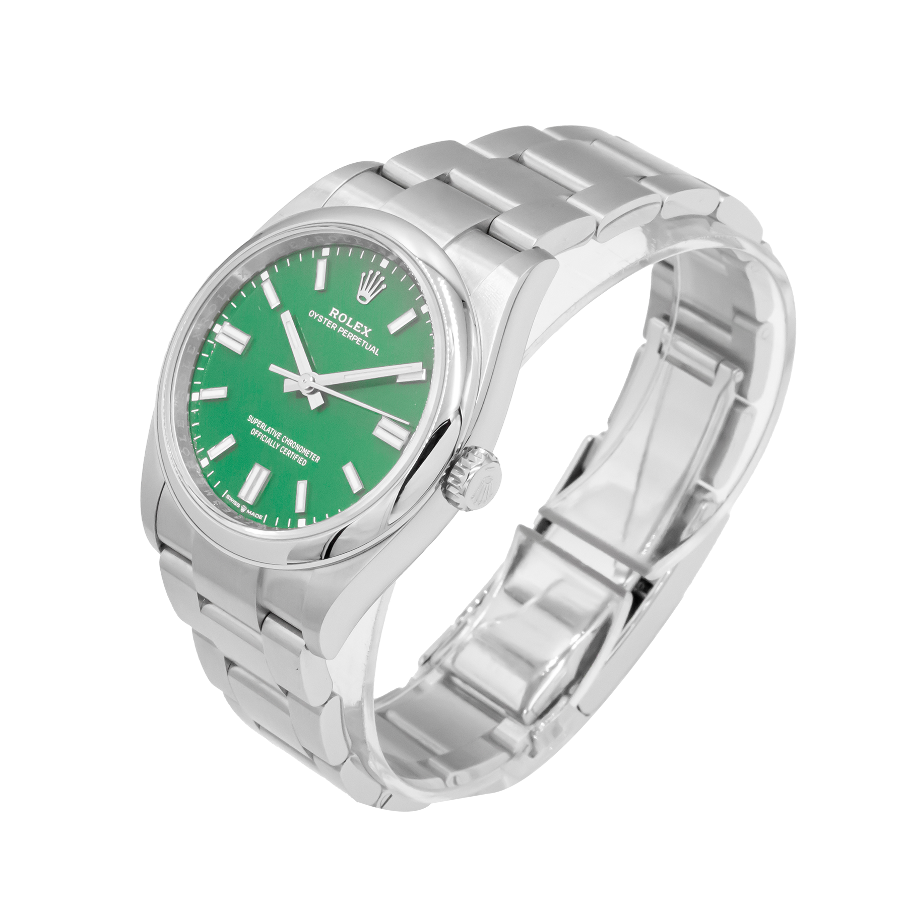 Rolex 126000 Oyster Perpetual 36 Green- 2024 Unworn
