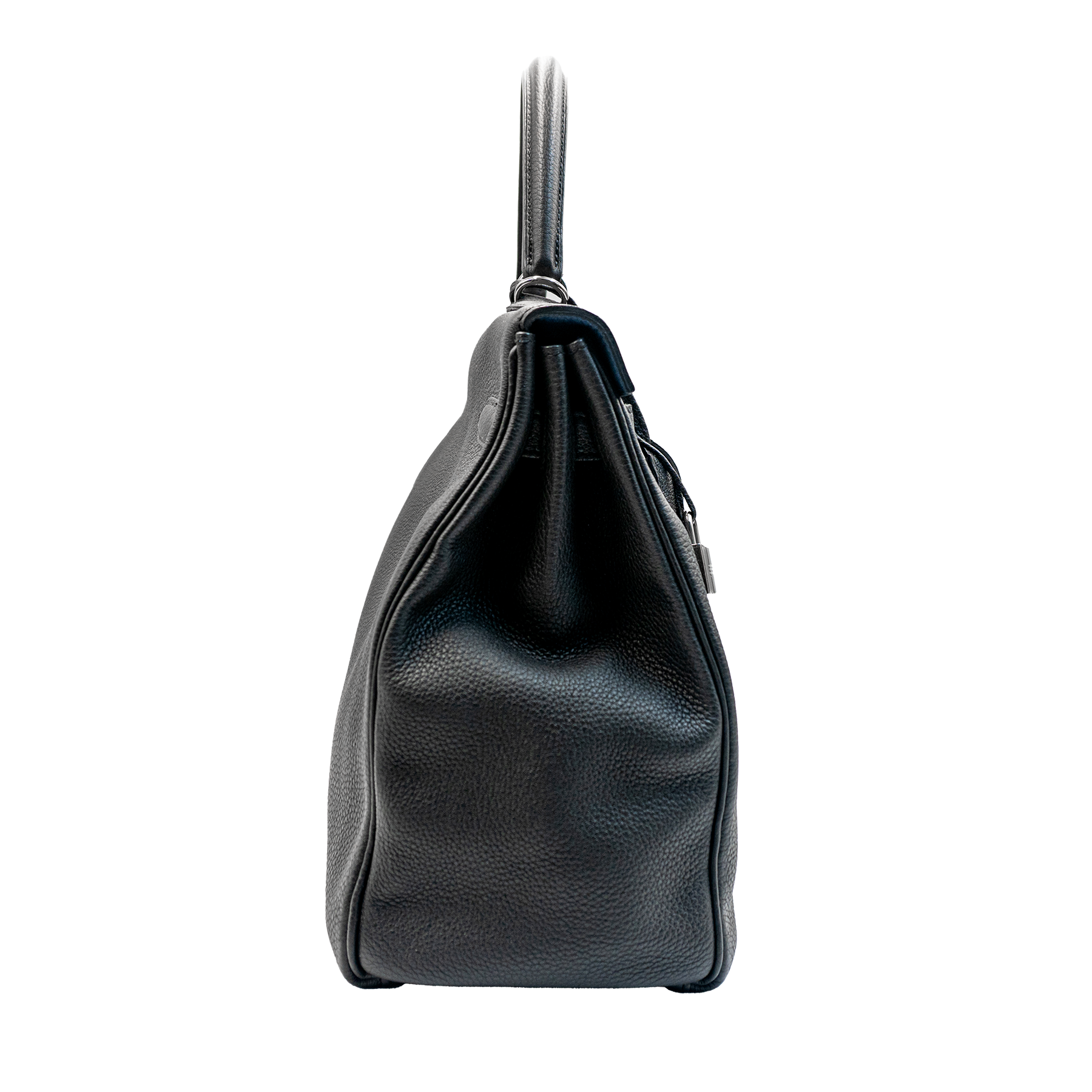 Hermes - BLACK TOGO LEATHER KELLY PHW BAG 35