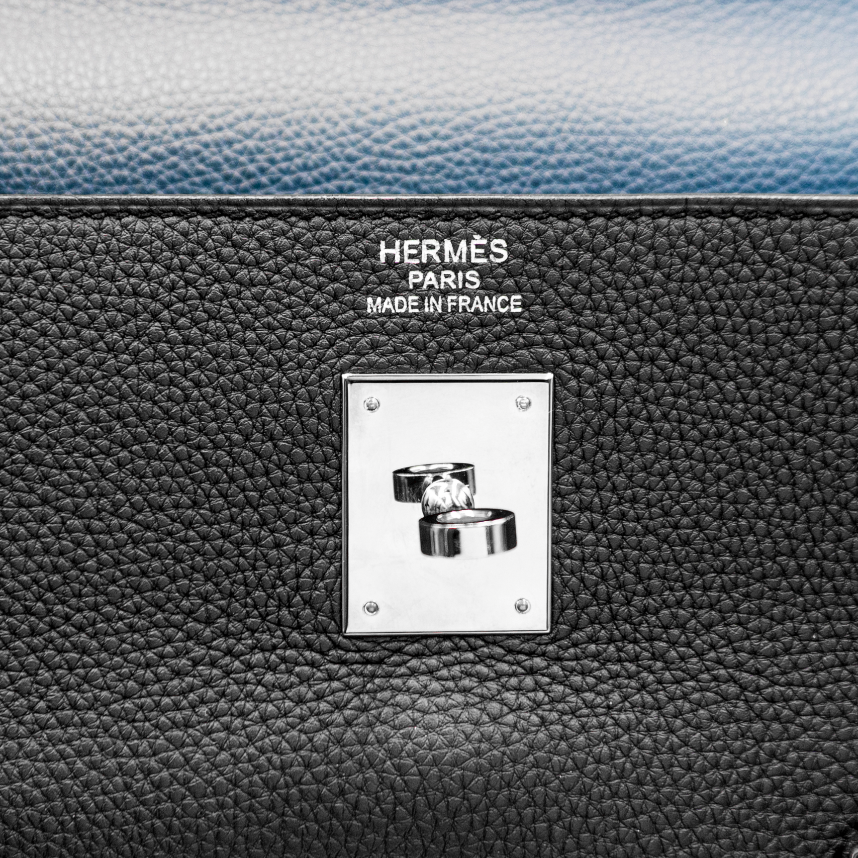 Hermes - BLACK TOGO LEATHER KELLY PHW BAG 35
