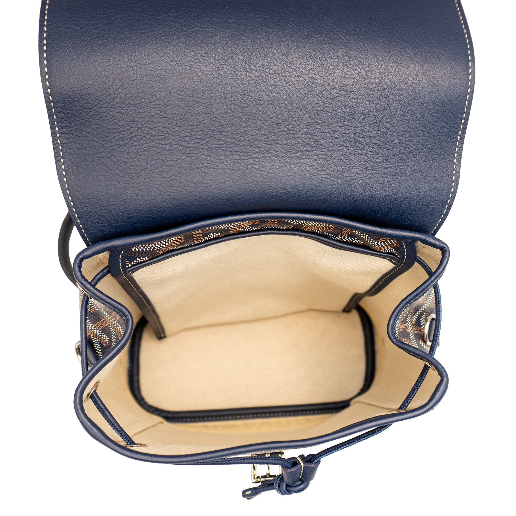 Goyard alpin mm backpack blue