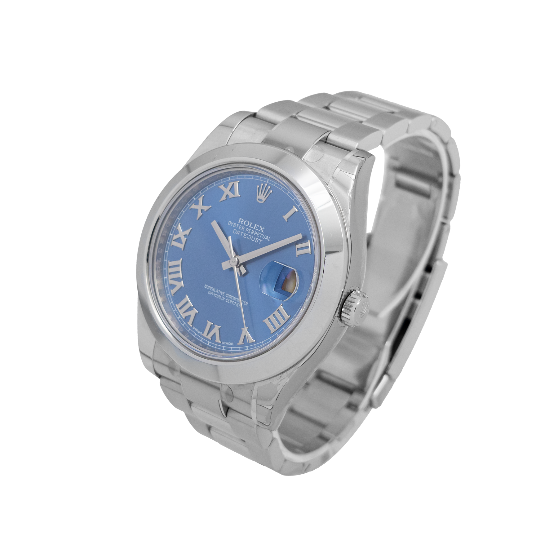 Rolex Datejust 41mm 116300-0029 Blue Roman Dial - 2016
