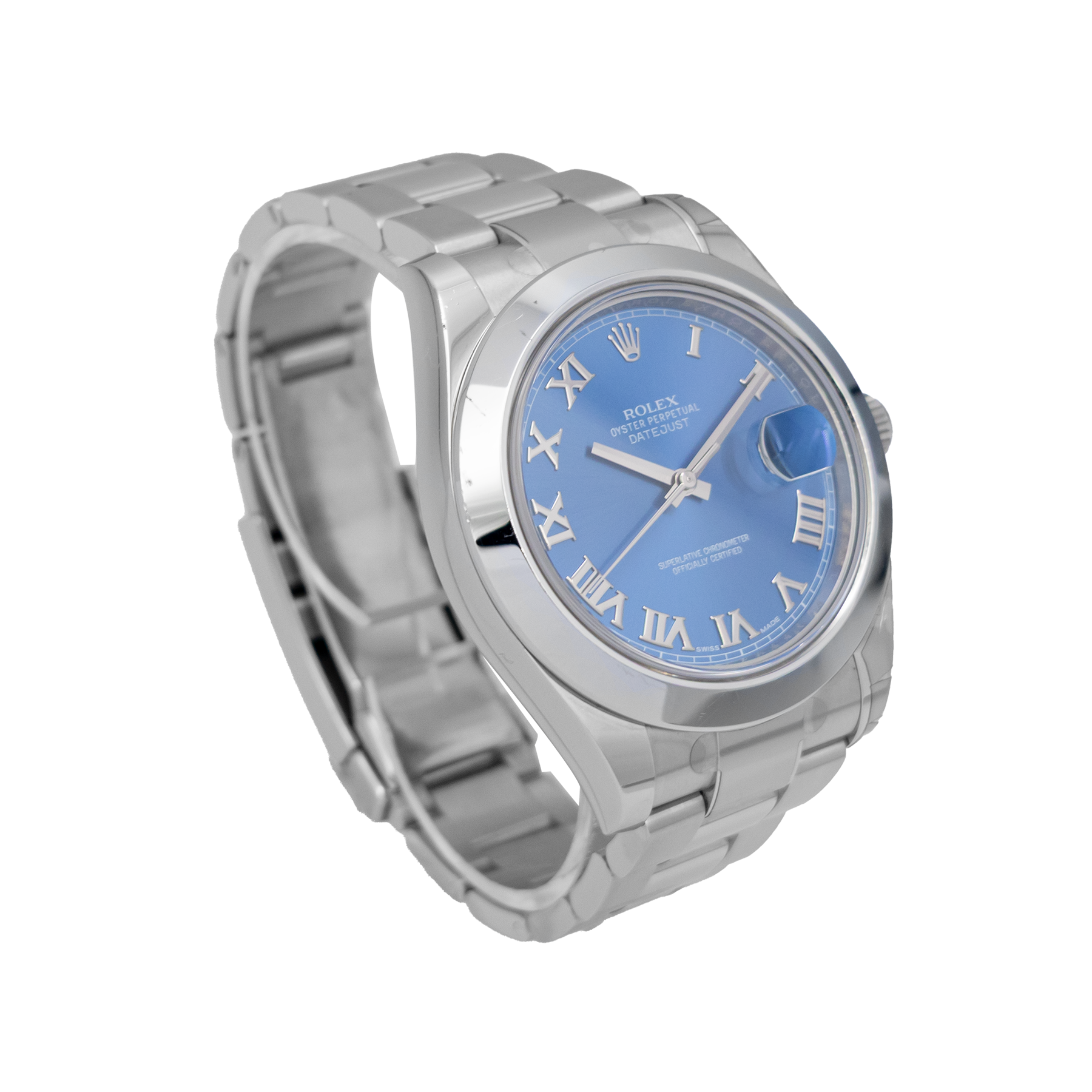 Rolex Datejust 41mm 116300-0029 Blue Roman Dial - 2016