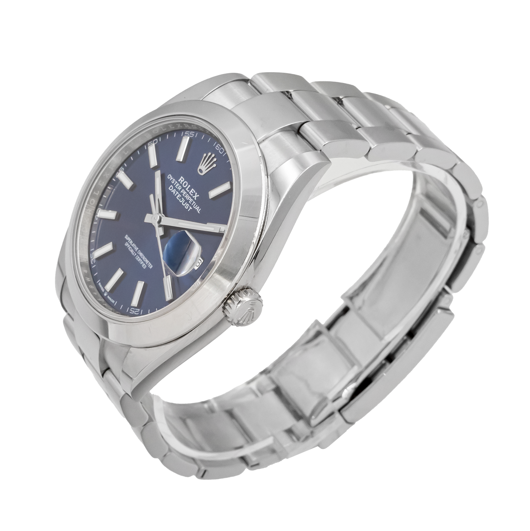 Rolex 126300 Datejust 41 Blue Index - 2023 Full Set