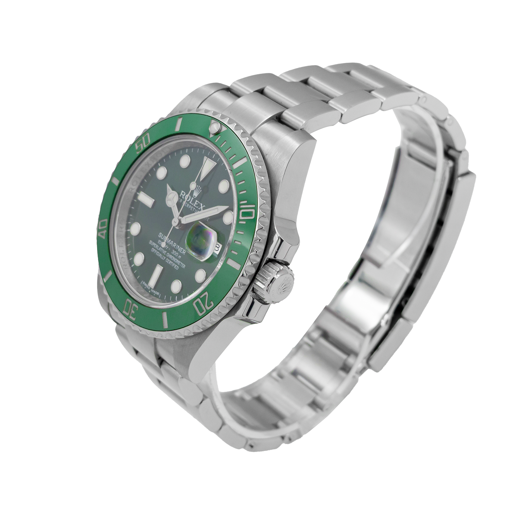 Rolex Submariner 116610LV 'Hulk' - 2015 Full Set