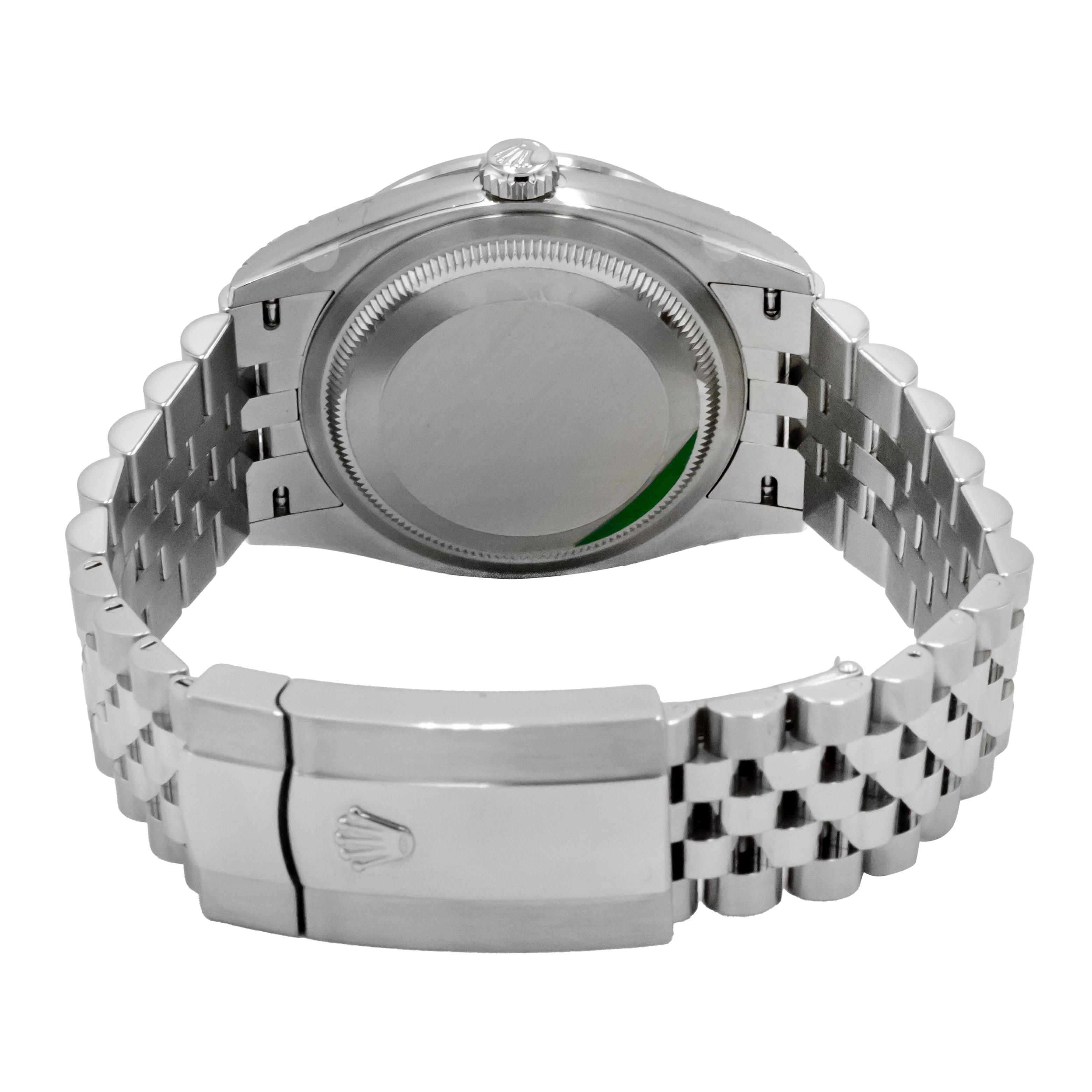 Rolex 126284RBR Datejust 36mm - Olive Green Palm Diamond Dial