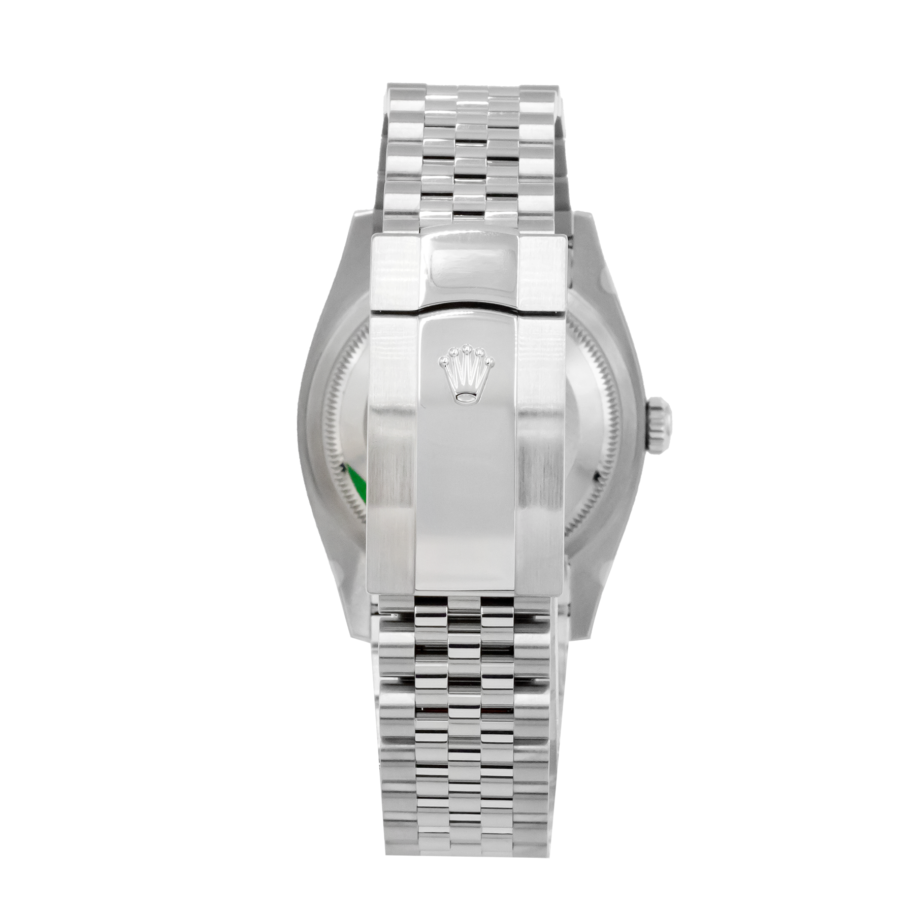 Rolex 126284RBR Datejust 36mm - Olive Green Palm Diamond Dial