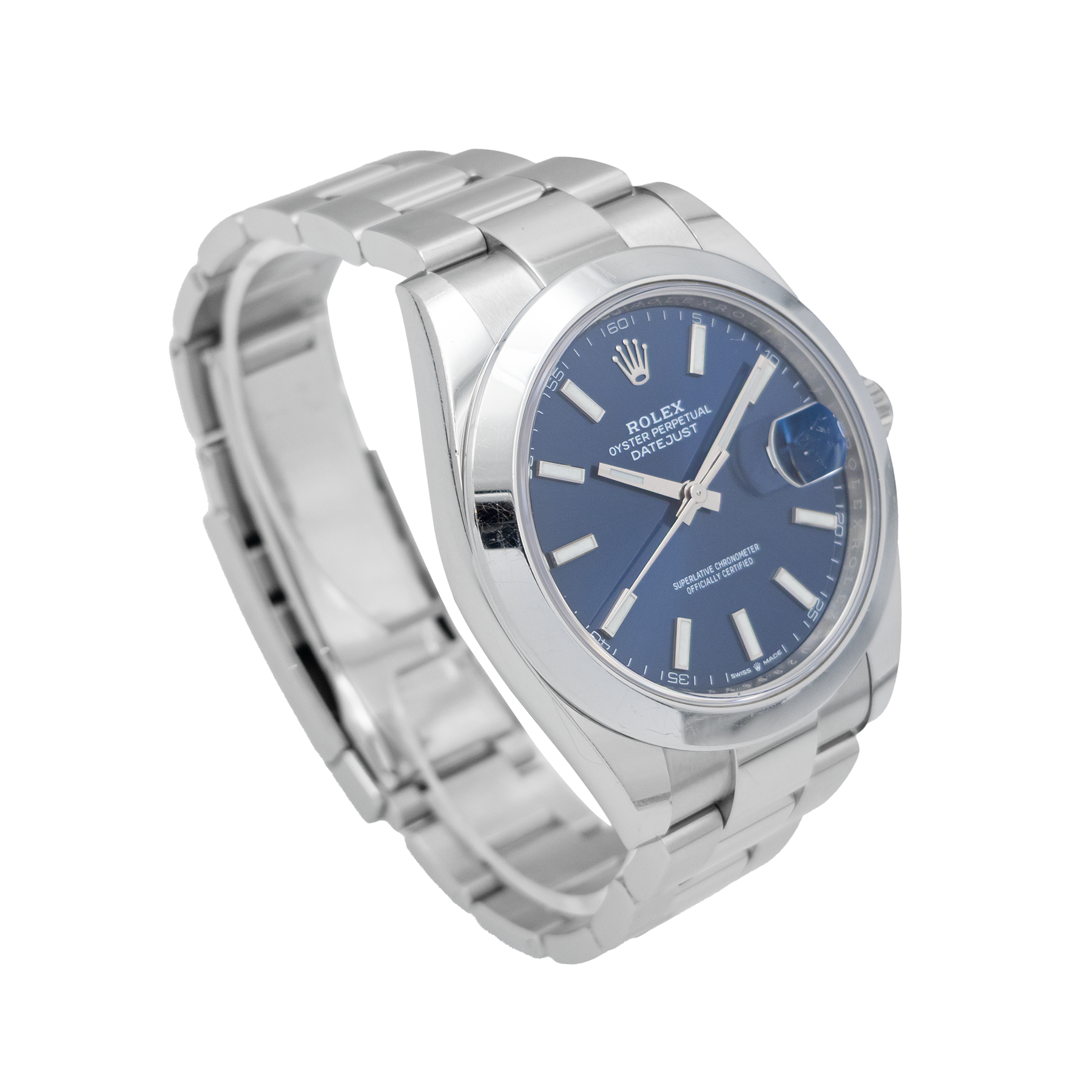 Rolex 126300 Datejust 41mm Blue Index - 2022 Full Set