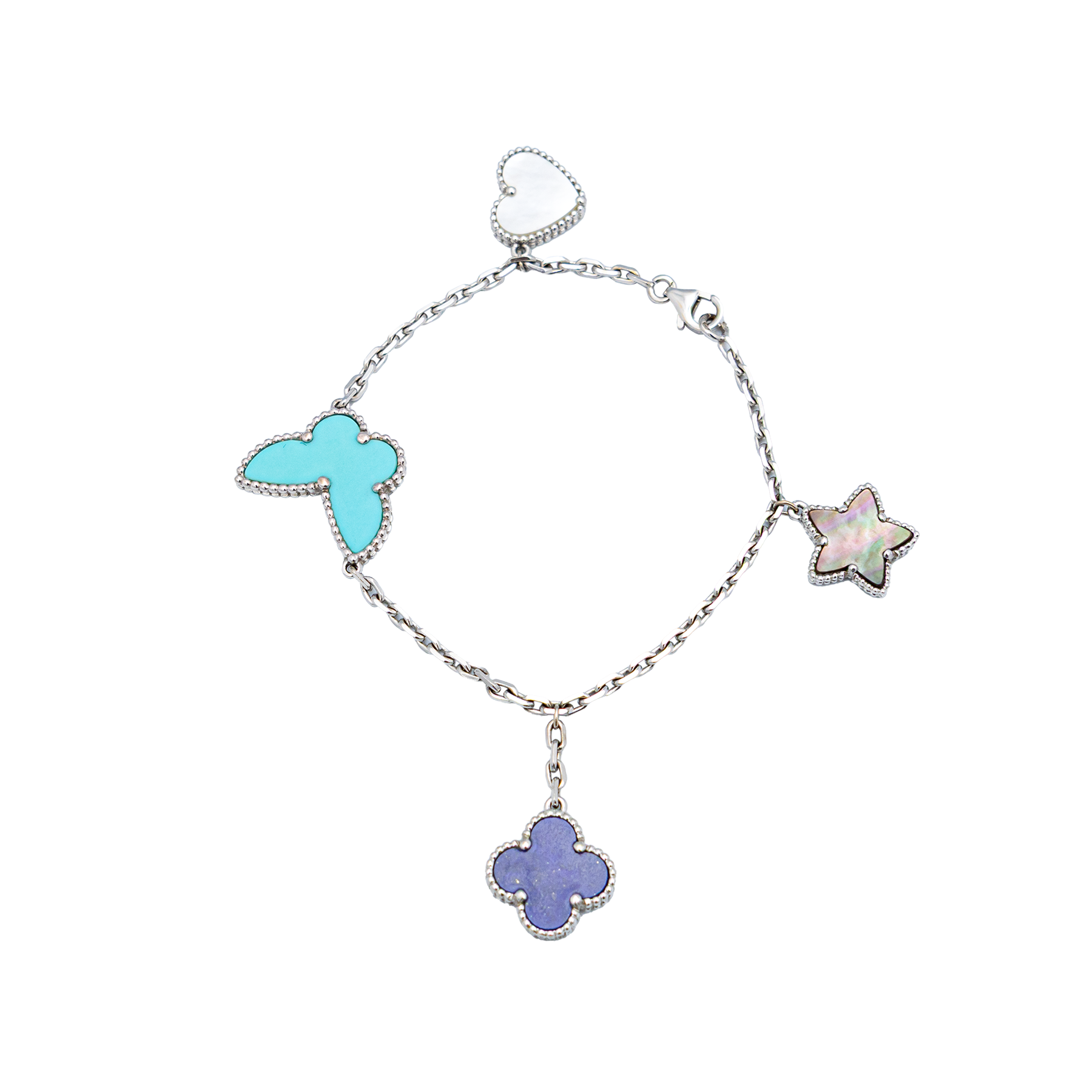 Van Cleef & Arpels Lucky Spring / Lucky Alhambra Multi-Motif Bracelet