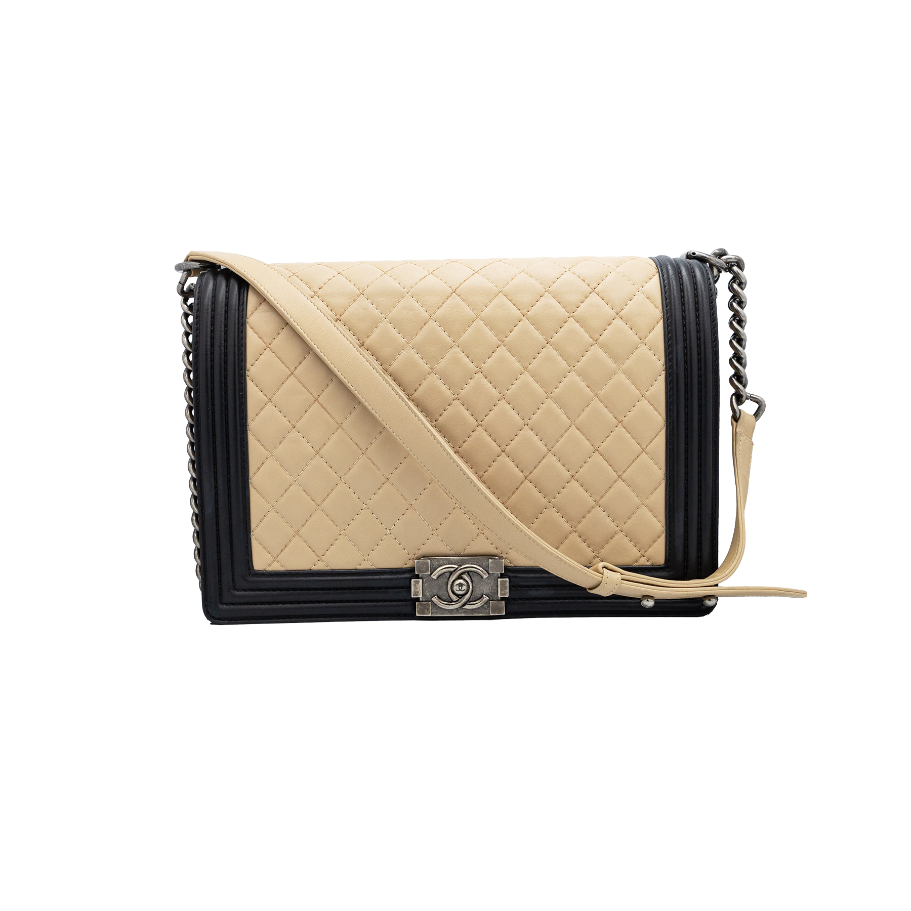 Chanel Bicolor Le Boy Large Flap Bag