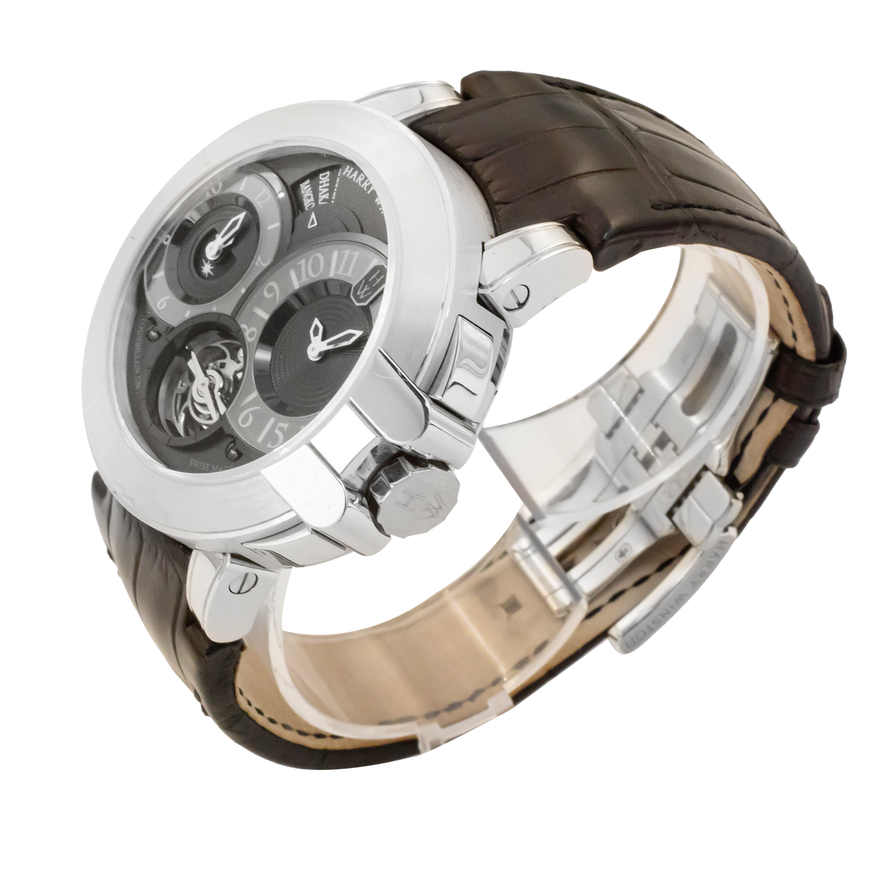 Harry Winston Ocean Tourbillon GMT White Gold