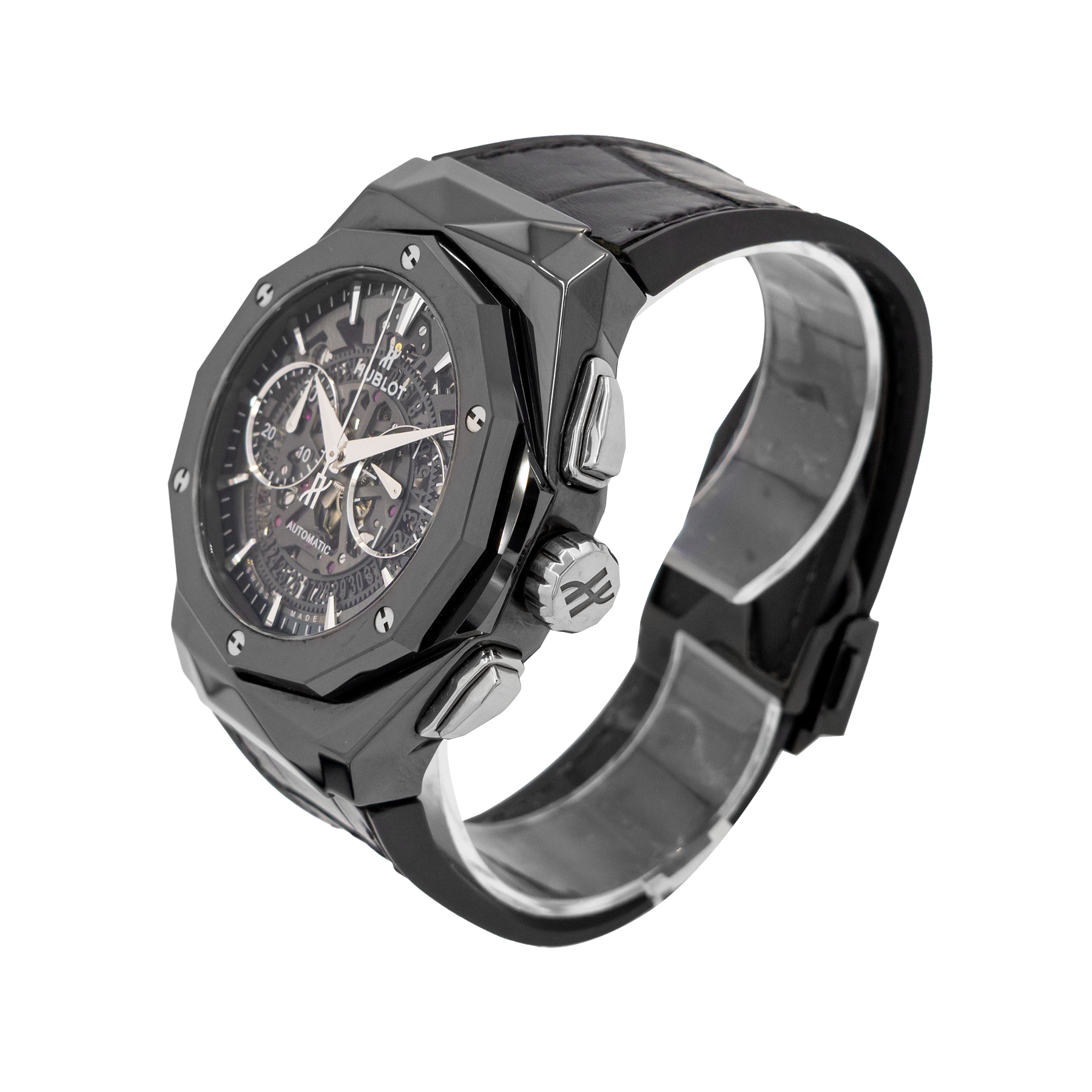 Hublot Classic Fusion Aerofusion Chronograph Black Magic Orlinski - 2019 Full Set