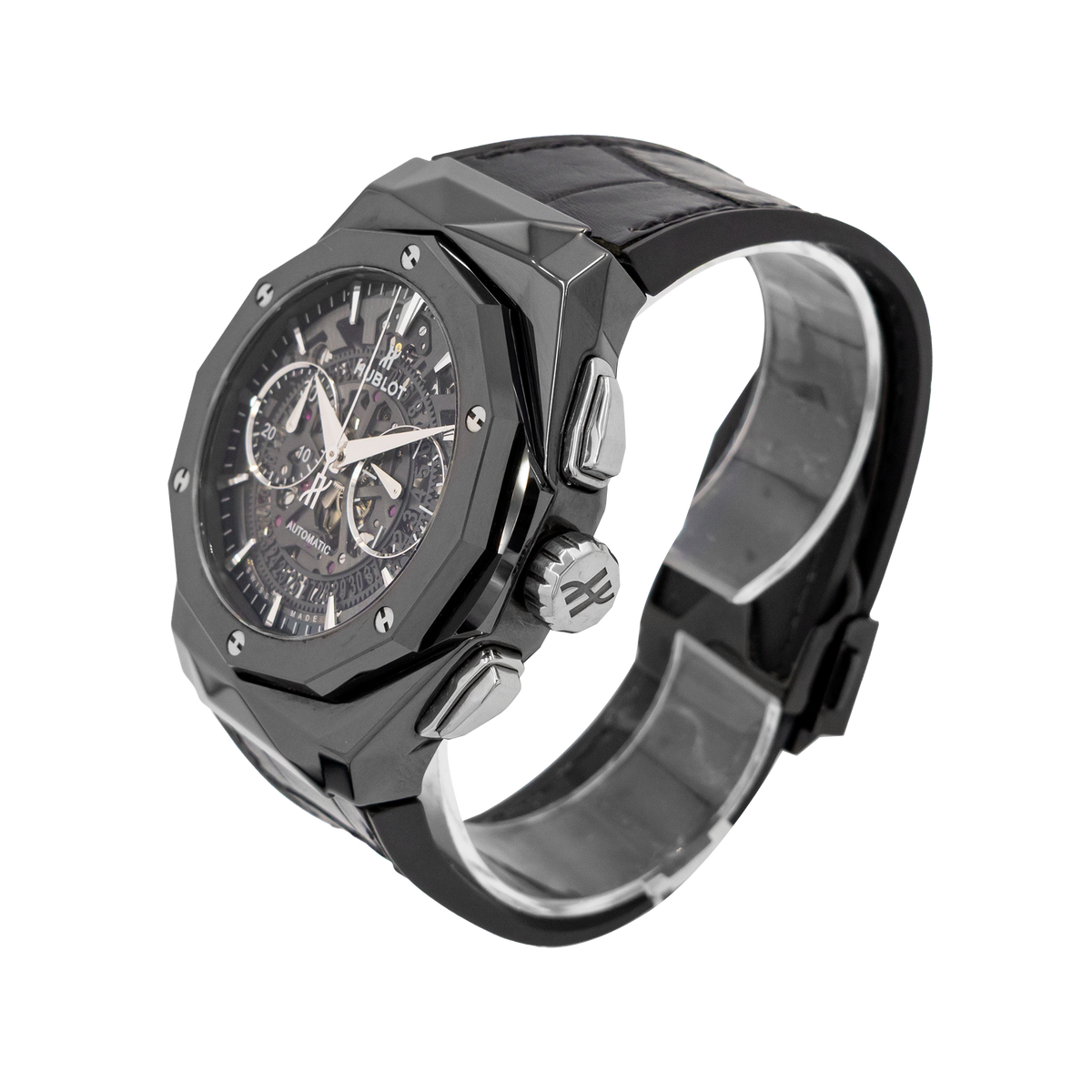 Hublot Classic Fusion Aerofusion Chronograph Black Magic Orlinski - 2019 Full Set My Store