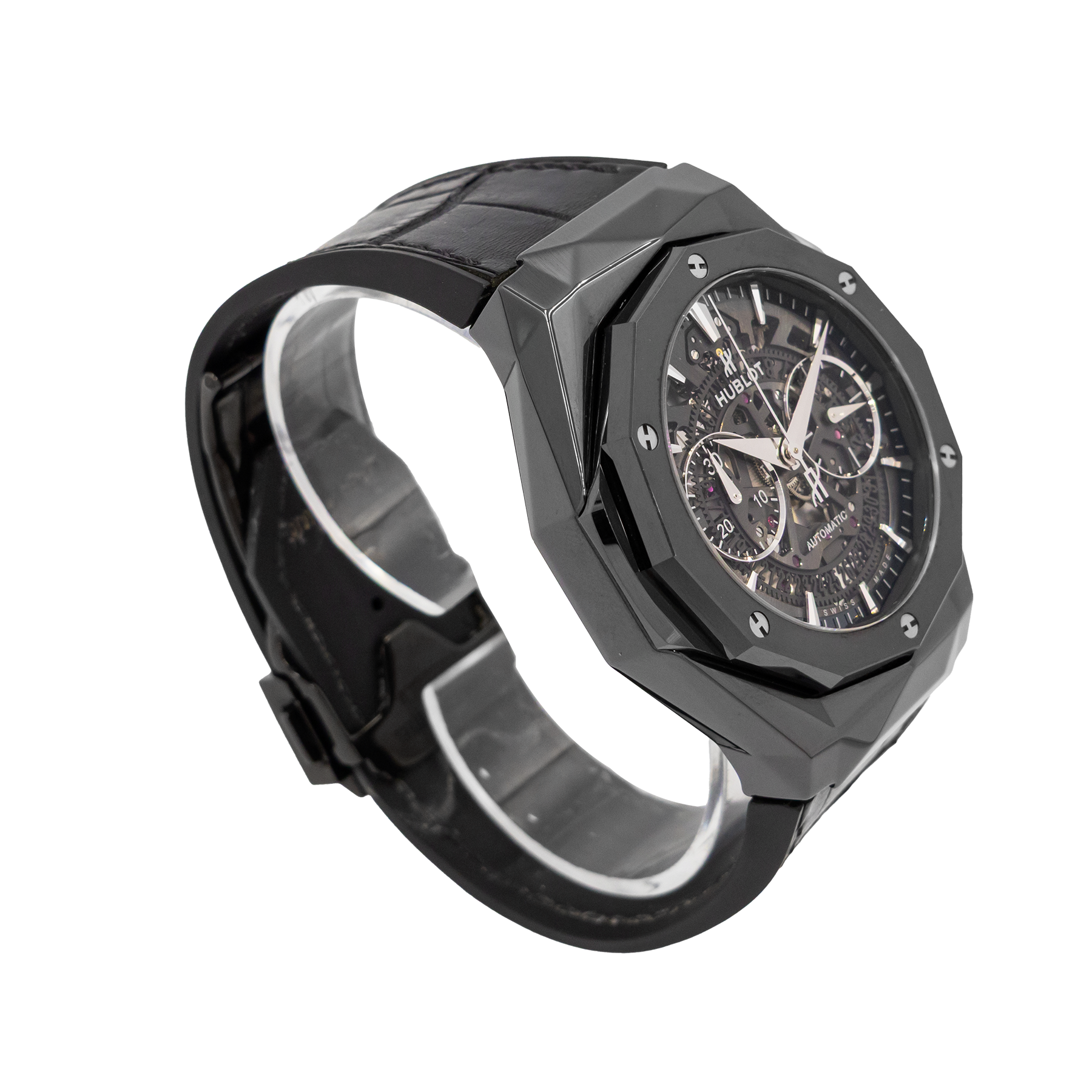 Hublot Classic Fusion Aerofusion Chronograph Black Magic Orlinski - 2019 Full Set My Store