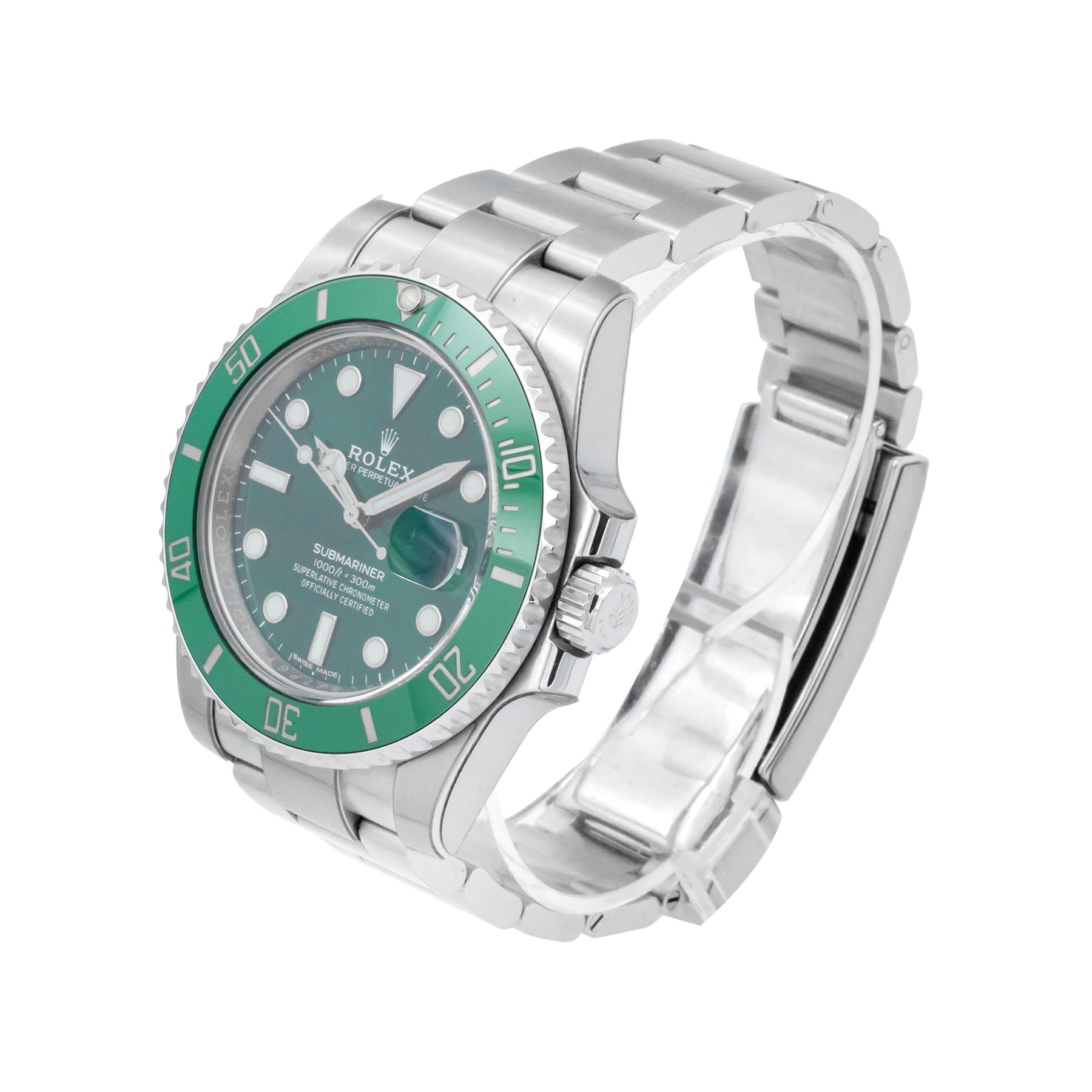 Rolex 116610LV Submariner Date 'Hulk' - 2019 Full Set