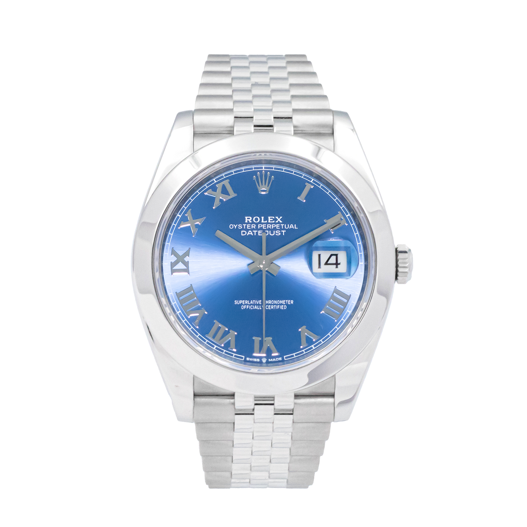 Rolex 126300 Datejust 41 Blue Roman Dial - 2023 Full Set