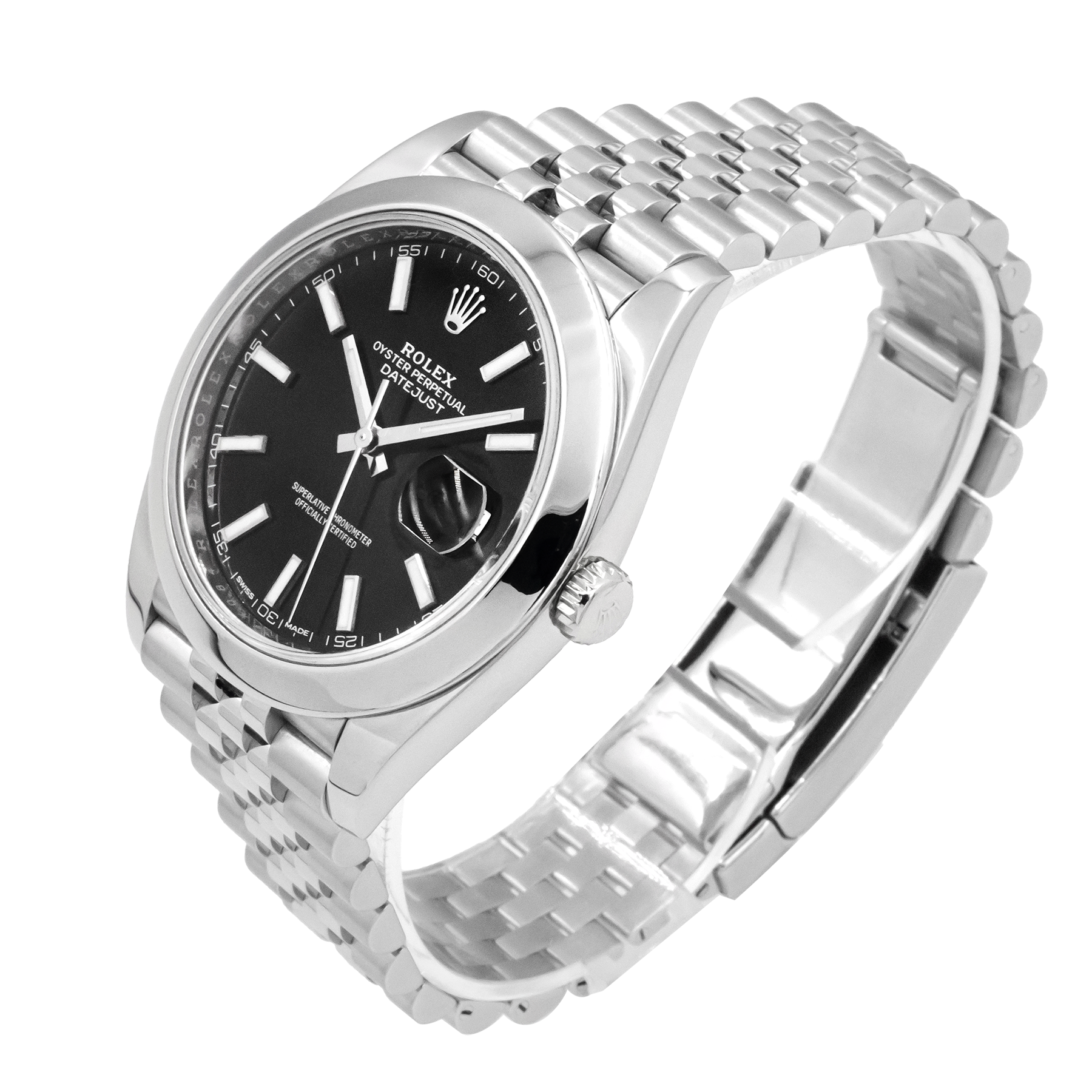 Rolex 126300 Datejust 41 Black Dial - 2017 Full Set