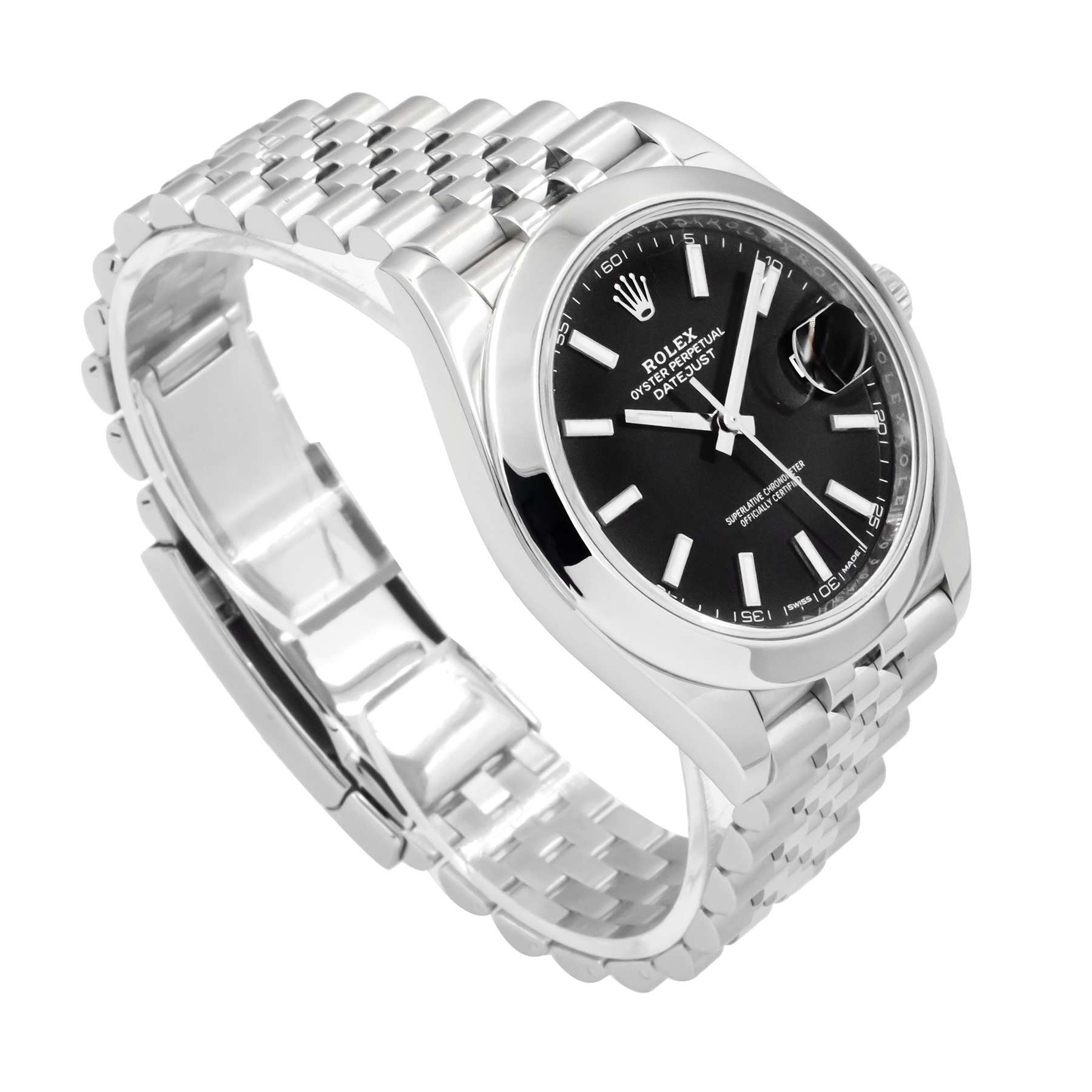 Rolex 126300 Datejust 41 Black Dial - 2017 Full Set