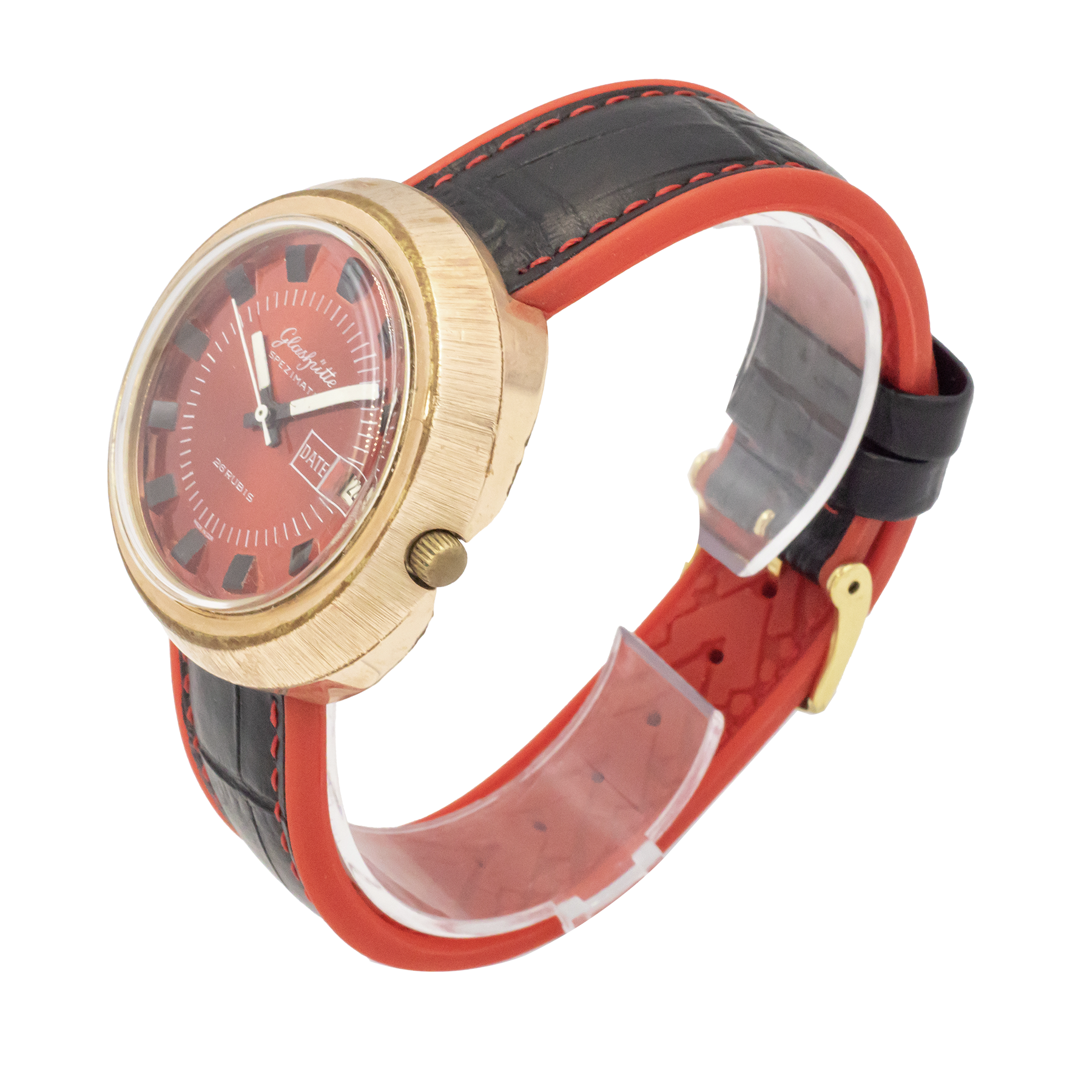 Glashutte Spezimatic Red Dial