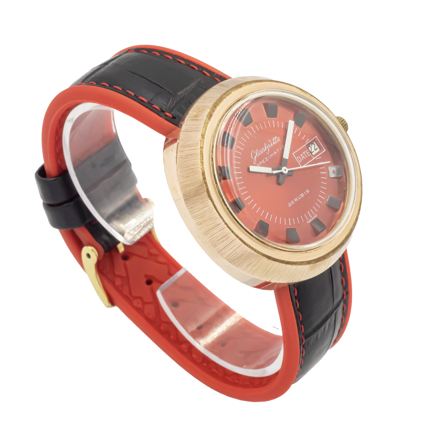 Glashutte Spezimatic Red Dial