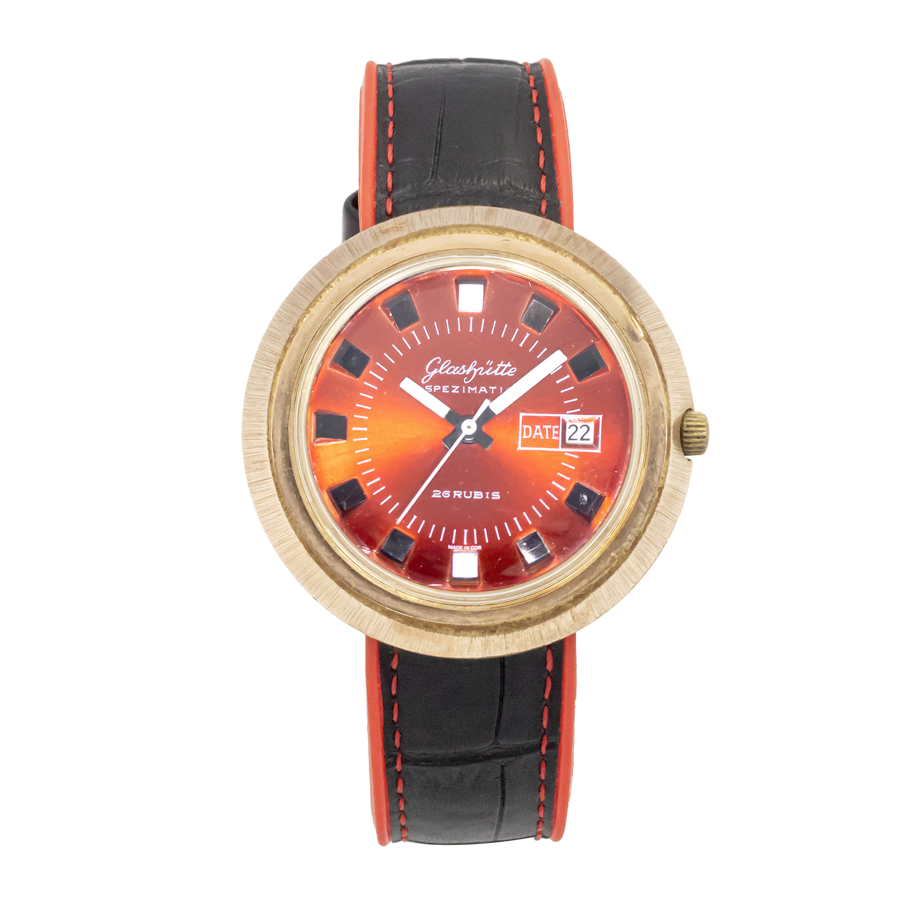 Glashutte Spezimatic Red Dial