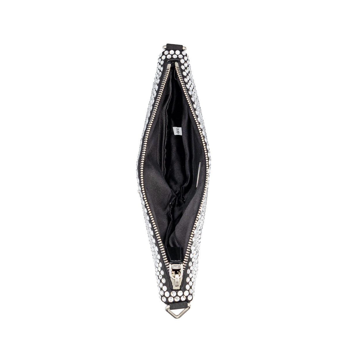 Prada Crystal-Embellished Triangle Shoulder Bag
