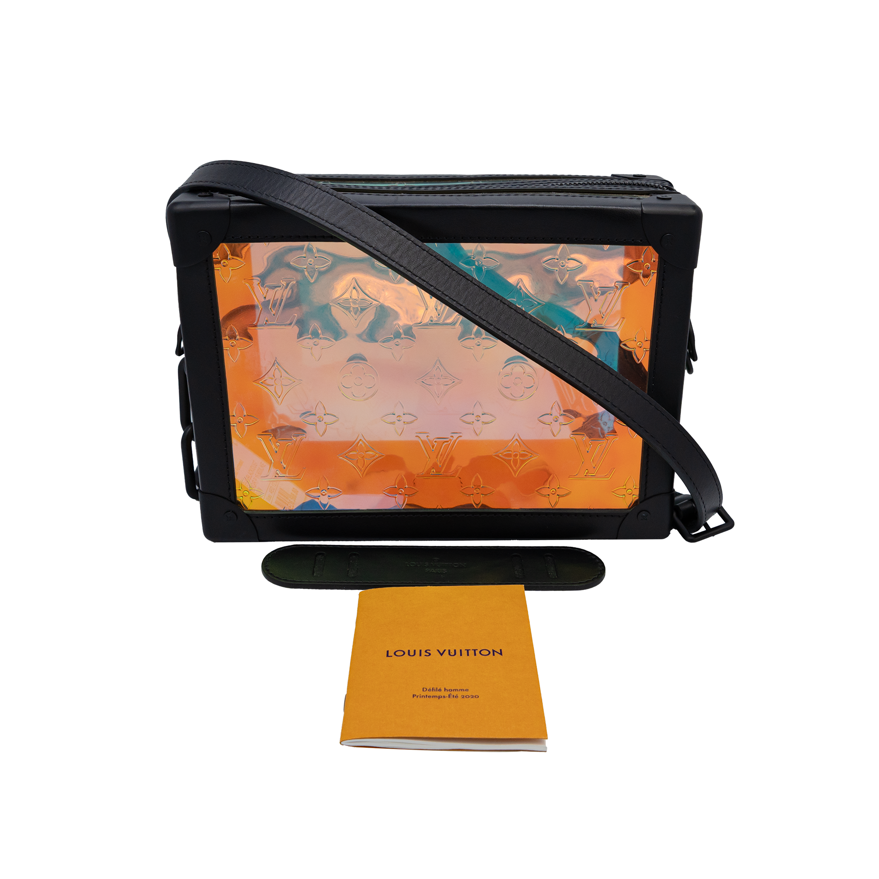 Louis Vuitton Black Monogram Dark Prism PVC Soft Trunk Bag