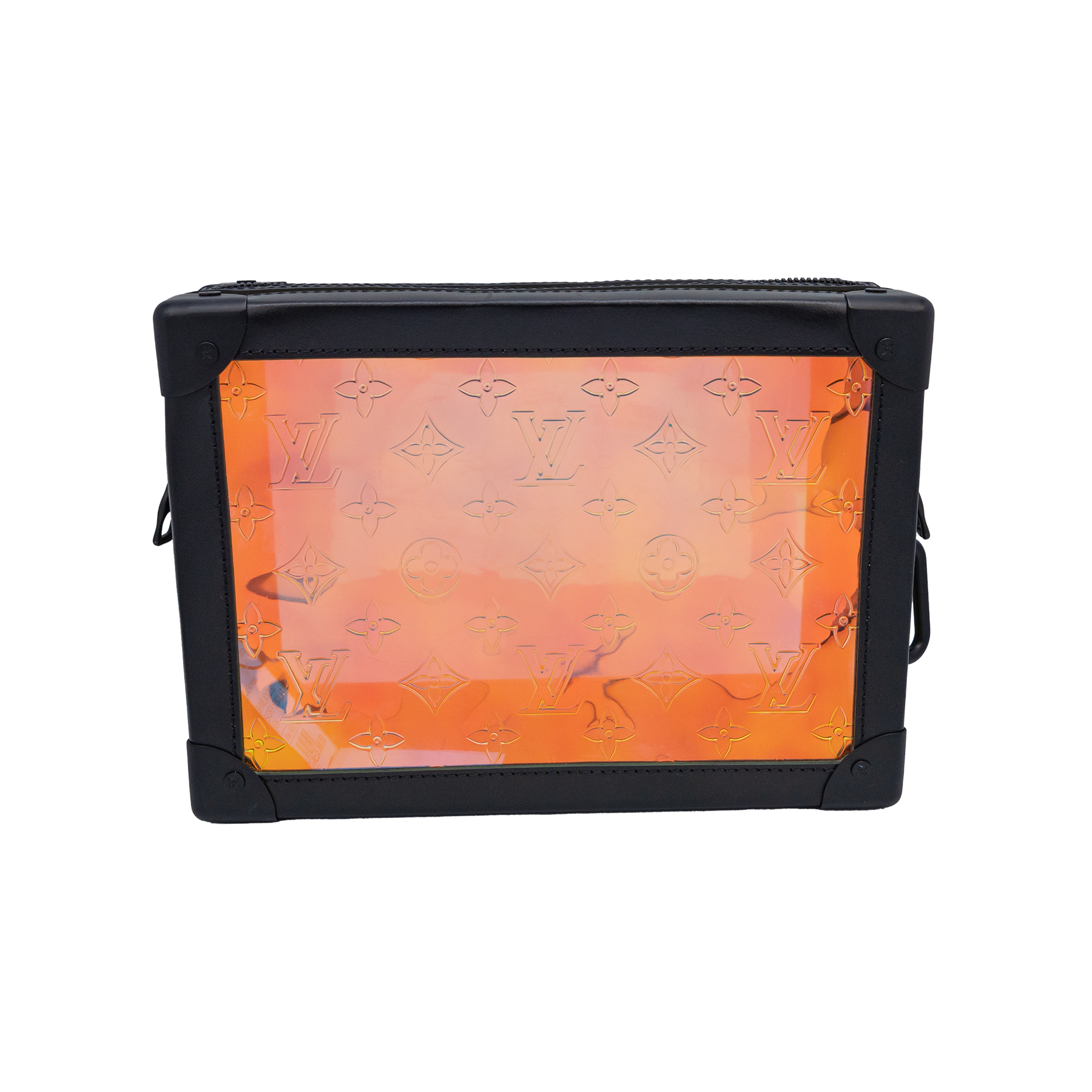 Louis Vuitton Black Monogram Dark Prism PVC Soft Trunk Bag