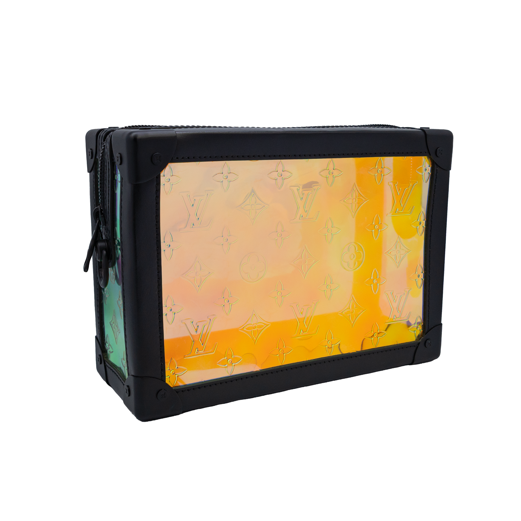 Louis Vuitton Black Monogram Dark Prism PVC Soft Trunk Bag My Store