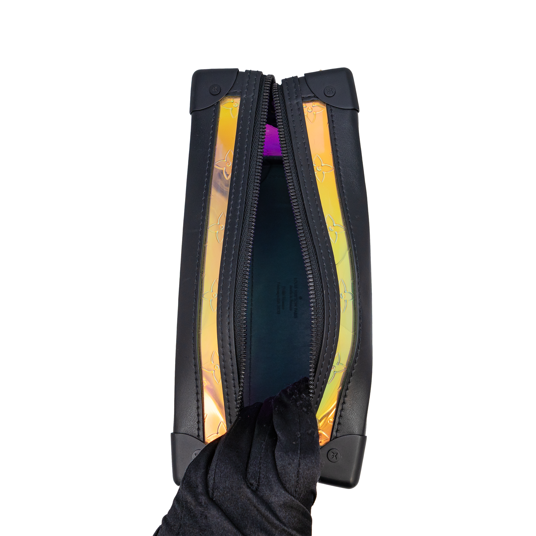 Louis Vuitton Black Monogram Dark Prism PVC Soft Trunk Bag My Store